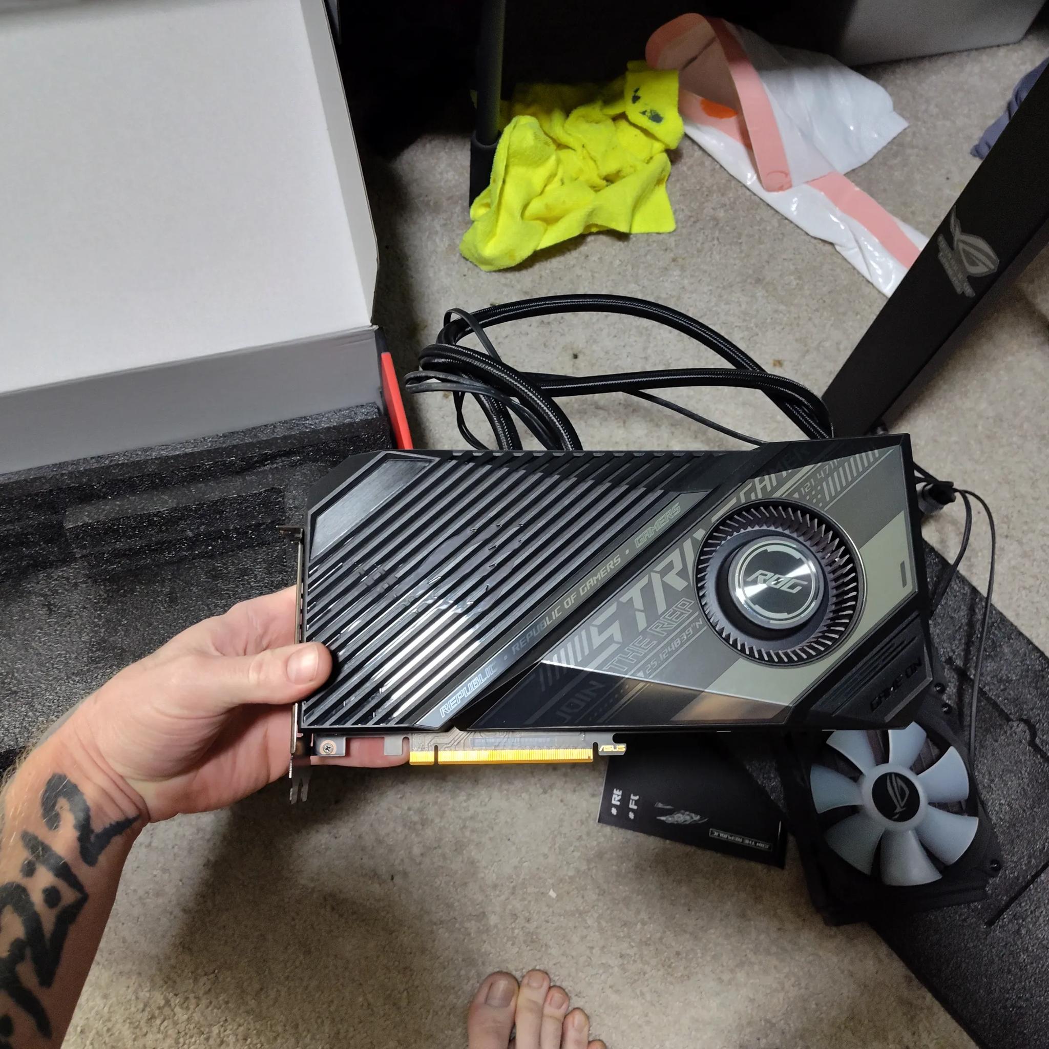 AMD Radeon 6900XT ROG STRIX gaming GPU
