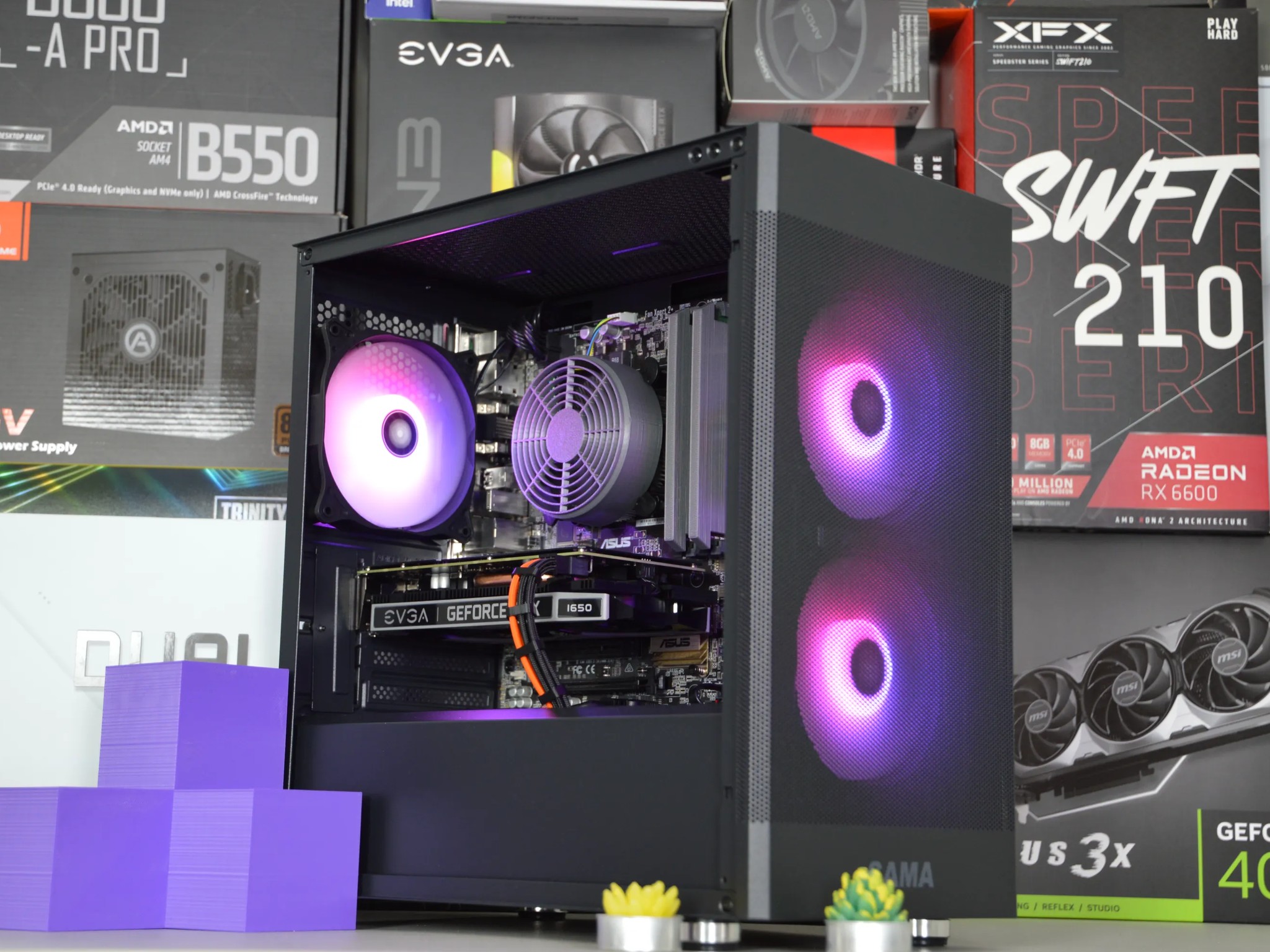 ⚫VALUE PC🟠| GTX 1650 4GB | INTEL i5 7500 | 16GB DDR4 RAM | 512GB SATA SSD | Midnight Orange |