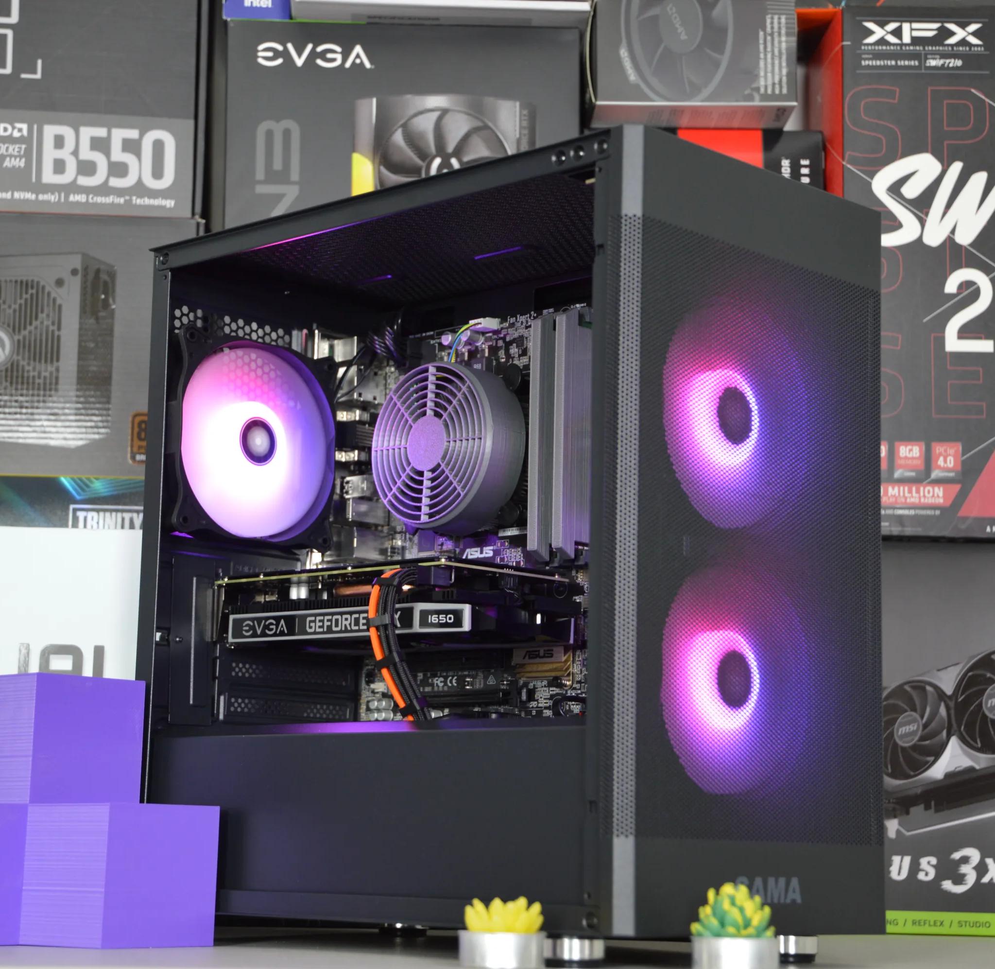 ⚫VALUE PC🟠| GTX 1650 4GB | INTEL i5 7500 | 16GB DDR4 RAM | 512GB SATA SSD | Midnight Orange |