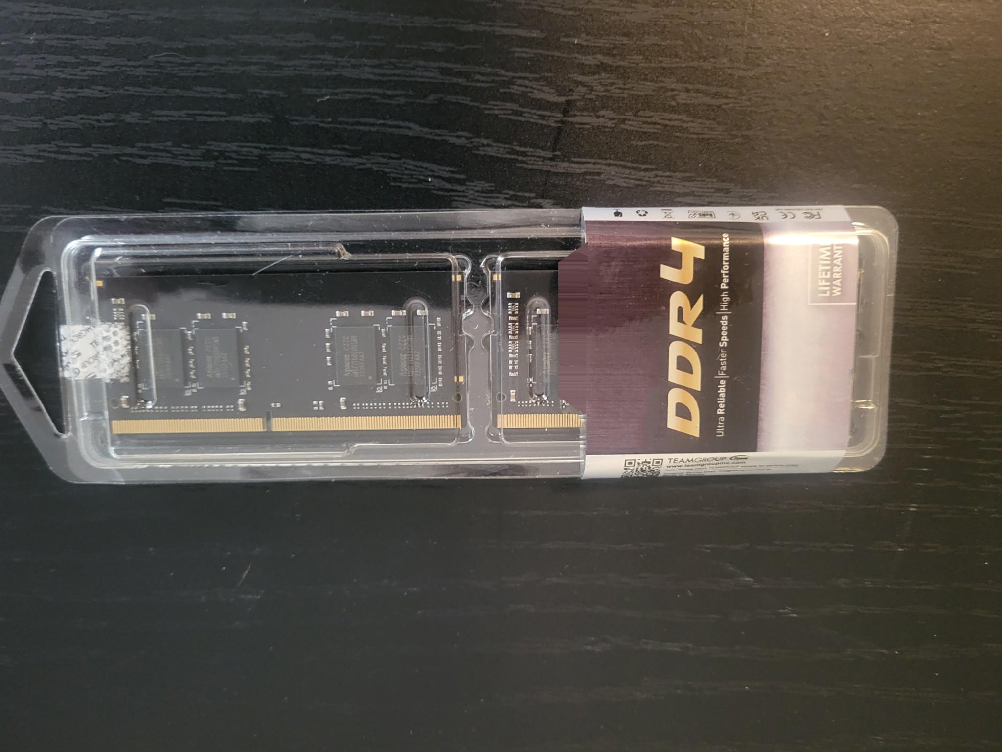 Two Apacer 8GB SODIMM Sticks of 3200MHZ Memory 16GB total