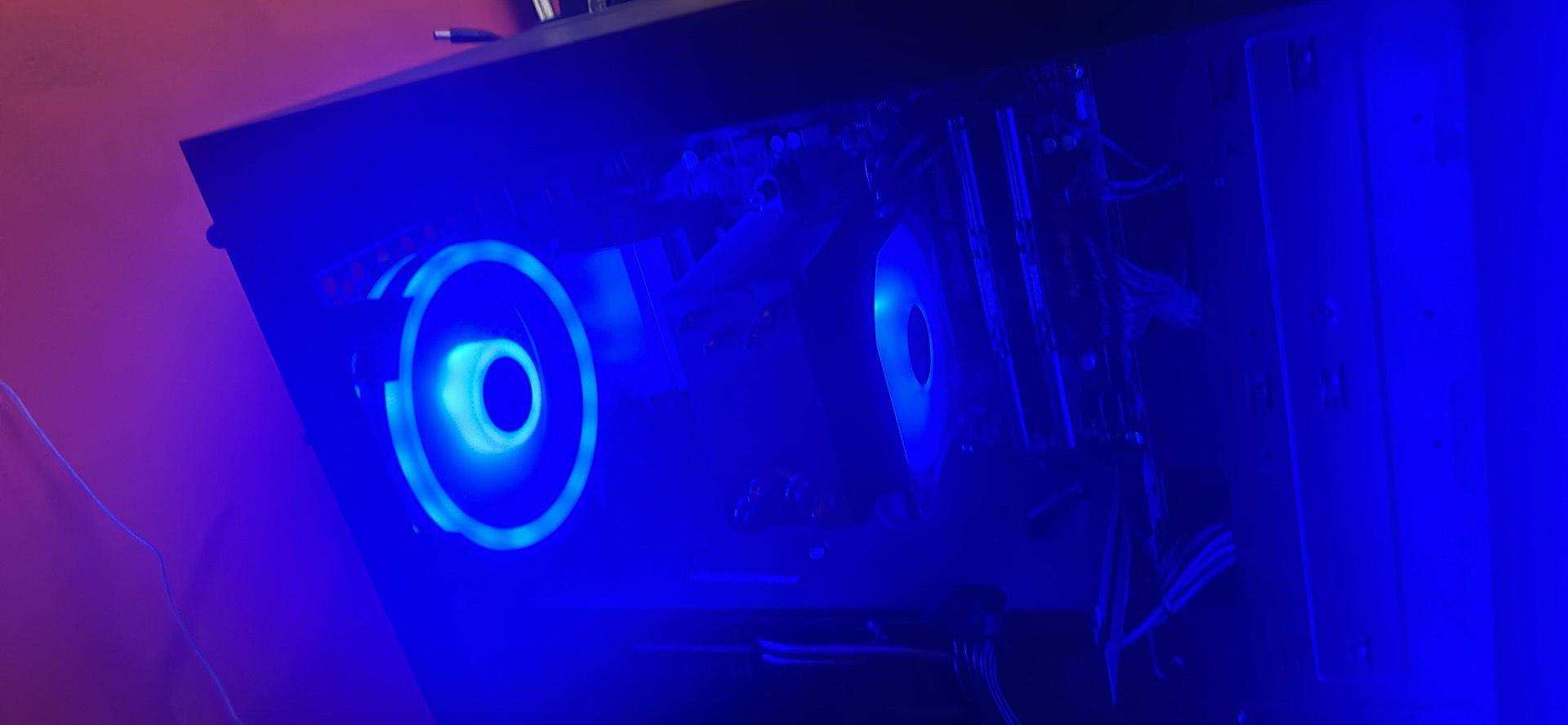 Chronos Gaming Desktop PC - AMD R5 5600X - 16GB 3200 Memory - AMD RX 6600XT - 1TB NVMe - Black