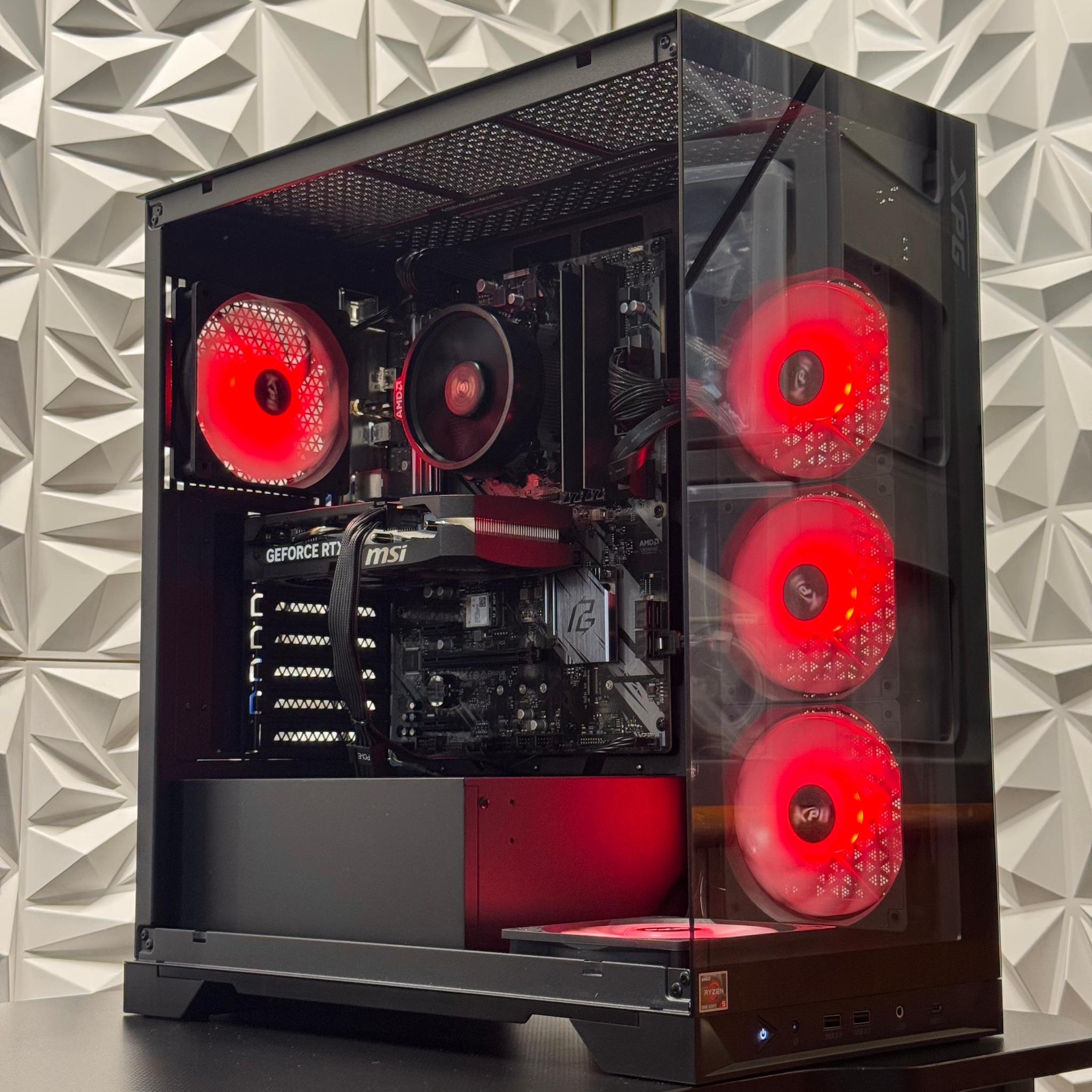 Rtx 5060 / Ryzen 5 5500 / 16GB Ram / 512GB SSD / Windows 11 Pro / RGB control