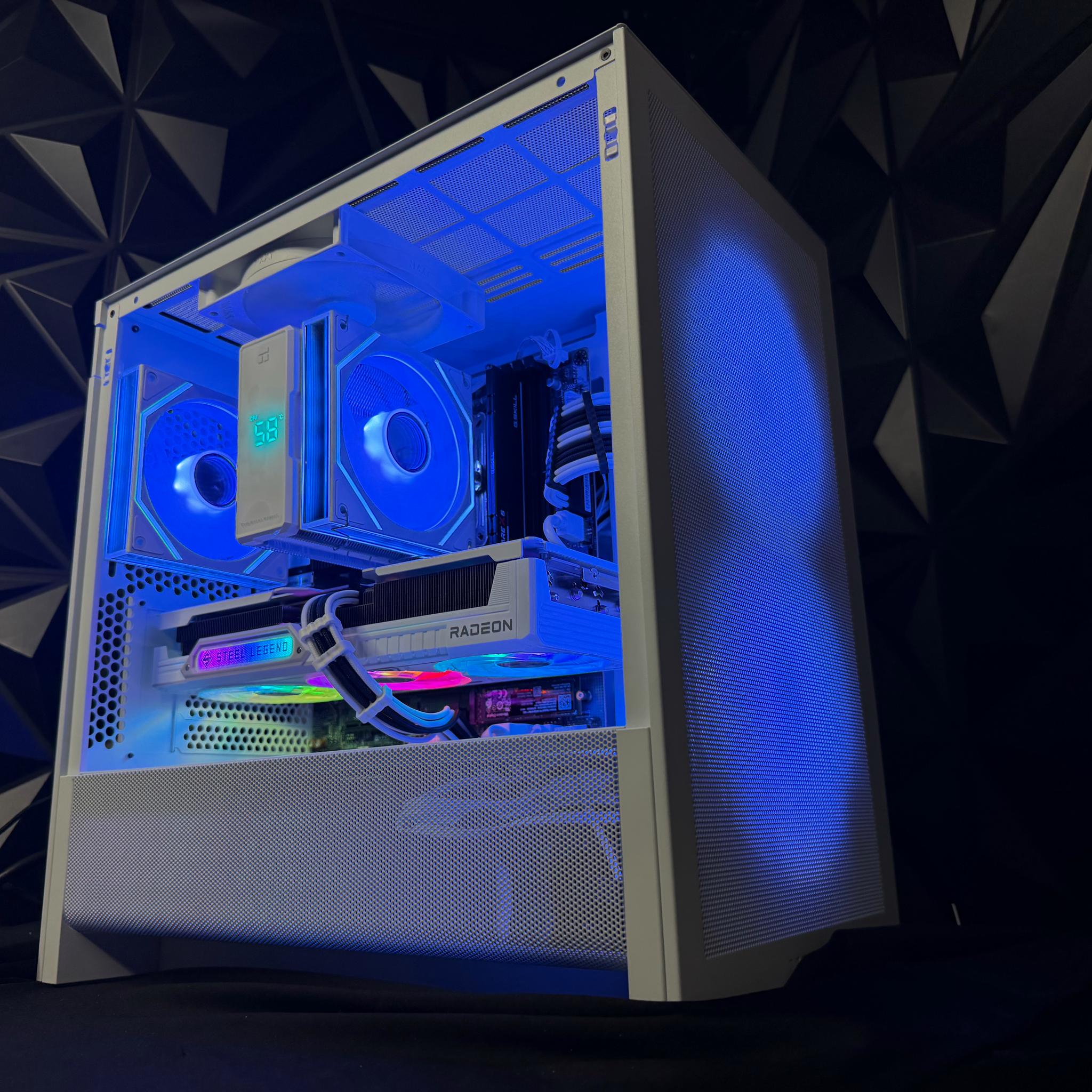 ⚪⚫⚡ MID YANG BANG ⚡⚫⚪ Ryzen 5 9600X| RX 9060XT| 16 GB DDR5| 1.25 TB NVMe| 650W PSU