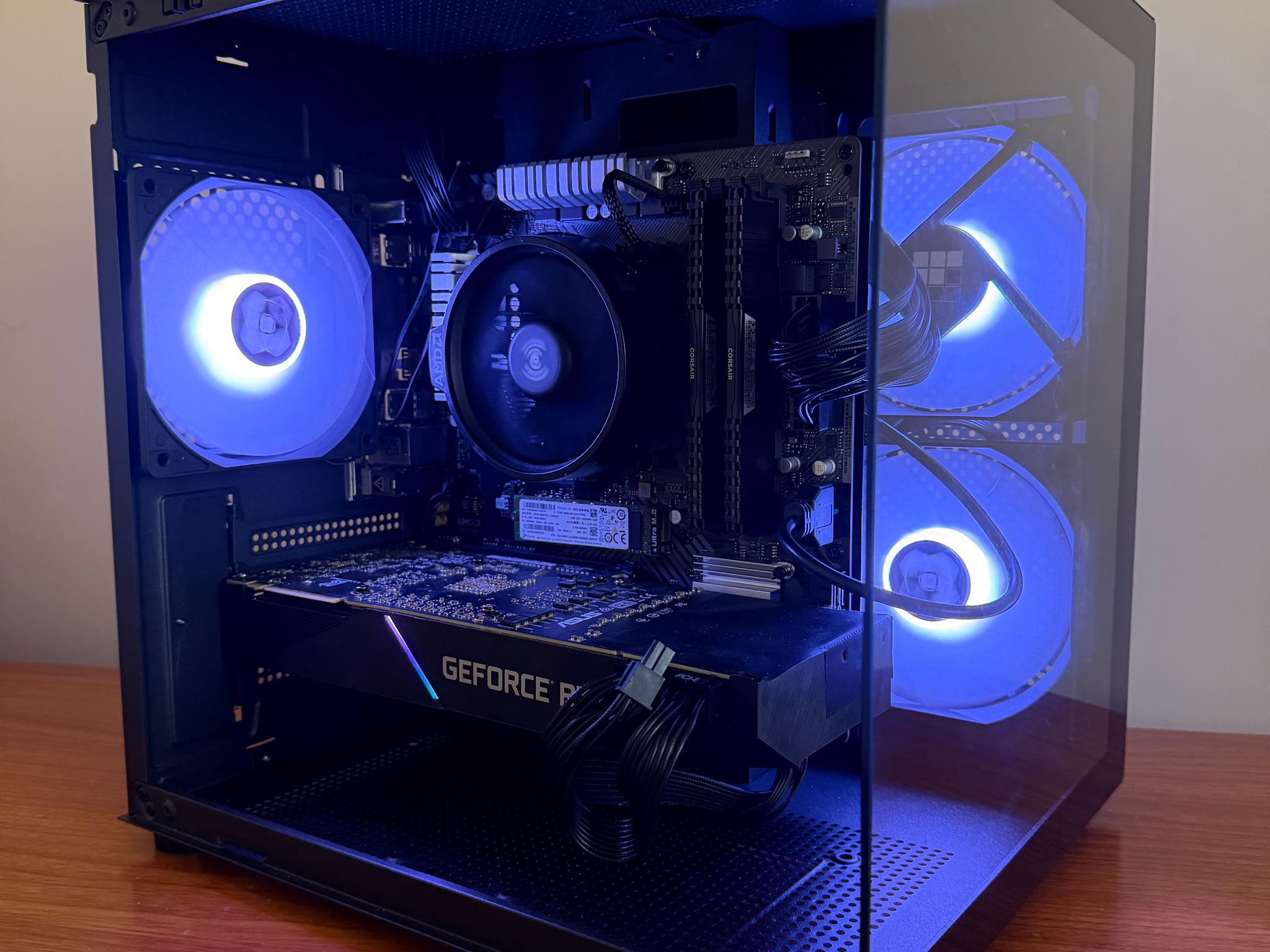 Black Gaming PC RTX 2070 Super | Ryzen 5 | RGB | Ready to Play