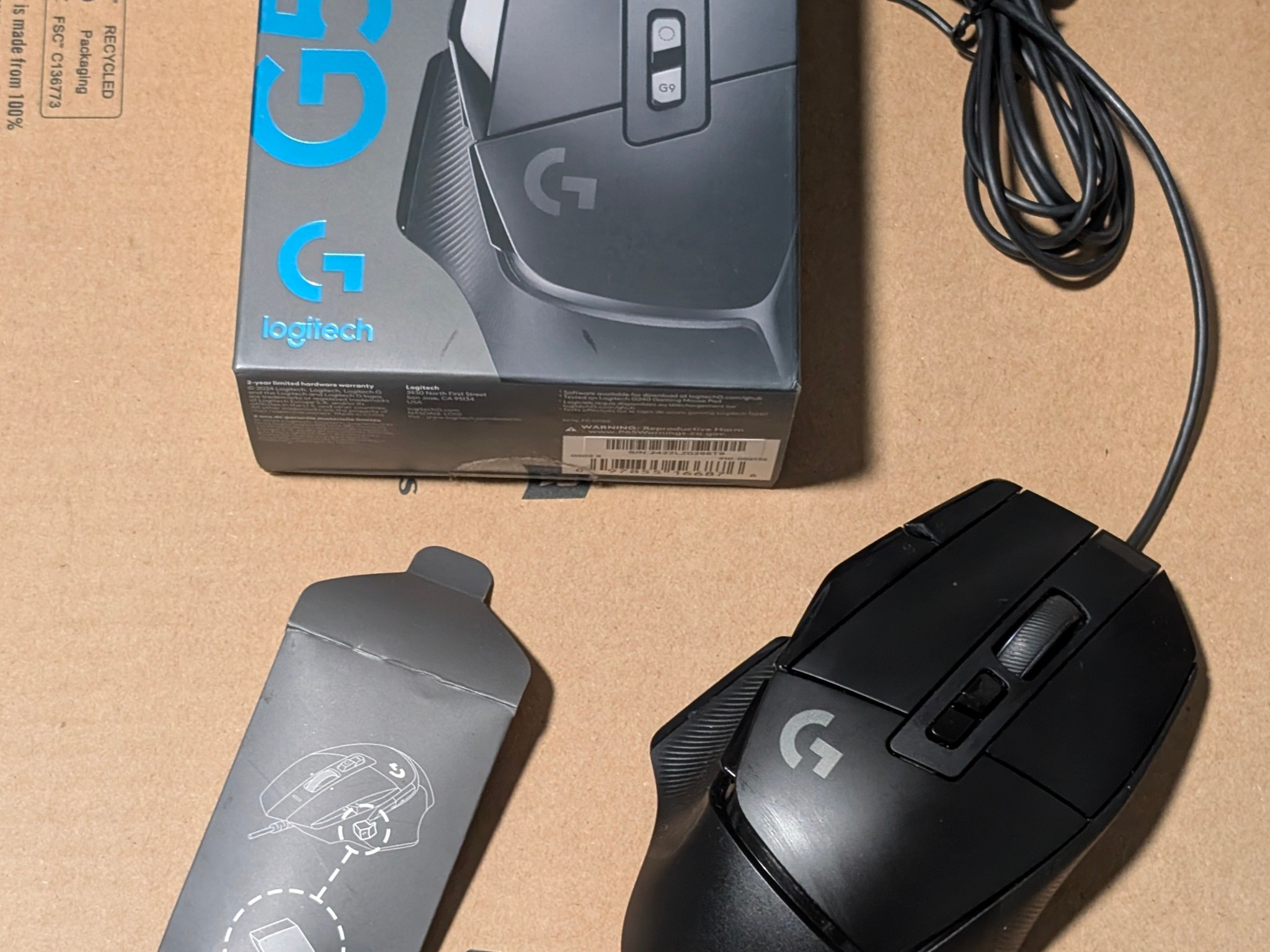Logitech G502 X