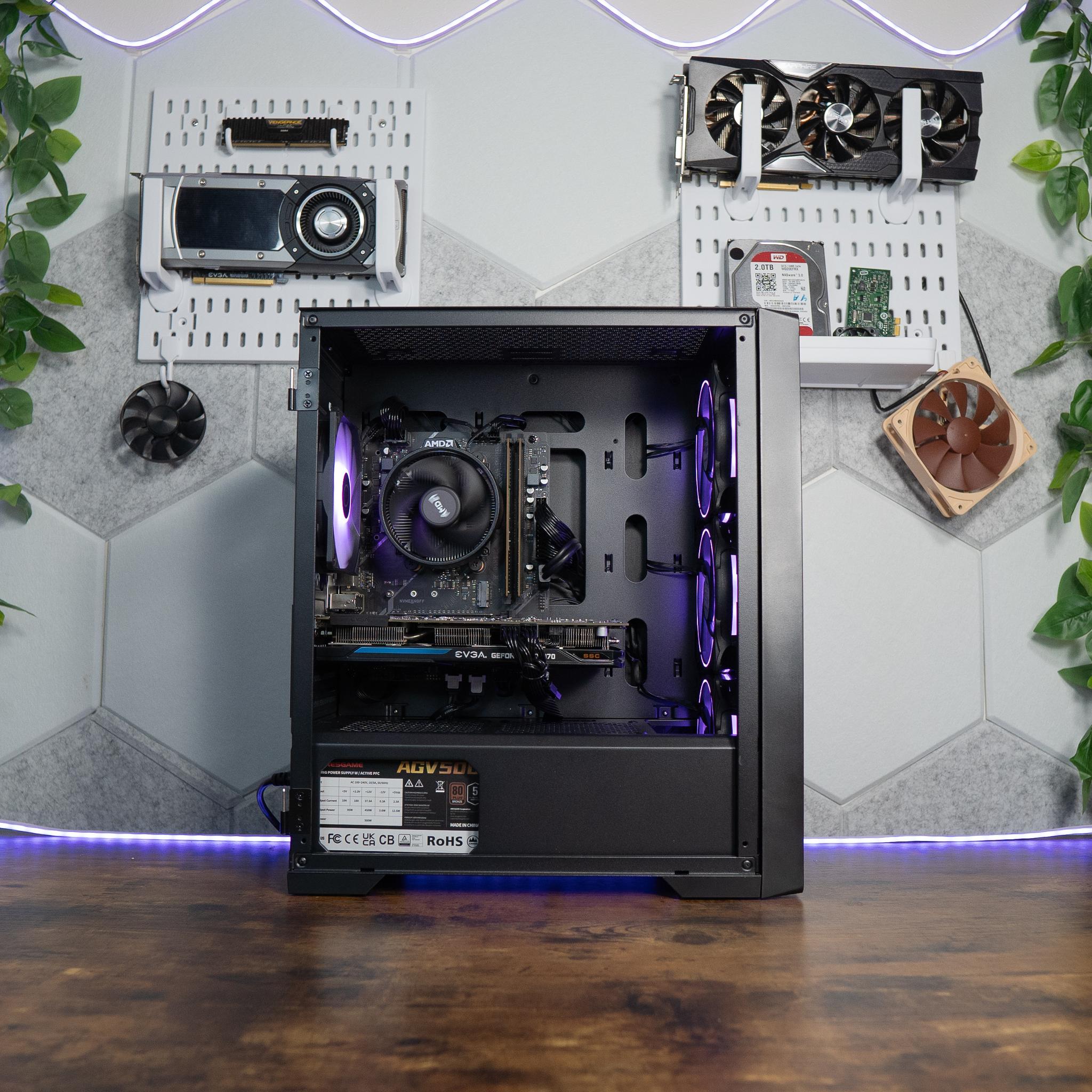 🔮🔮 BUDGET - BO6 Ready GAMING PC | EVGA GTX 970 OC | RYZEN 5 1600 | 16GB DDR4 RAM | 1.24TB |