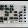Computer PC Organizer 2 Set 36 Compartment Customizable Case Screw / Fittings