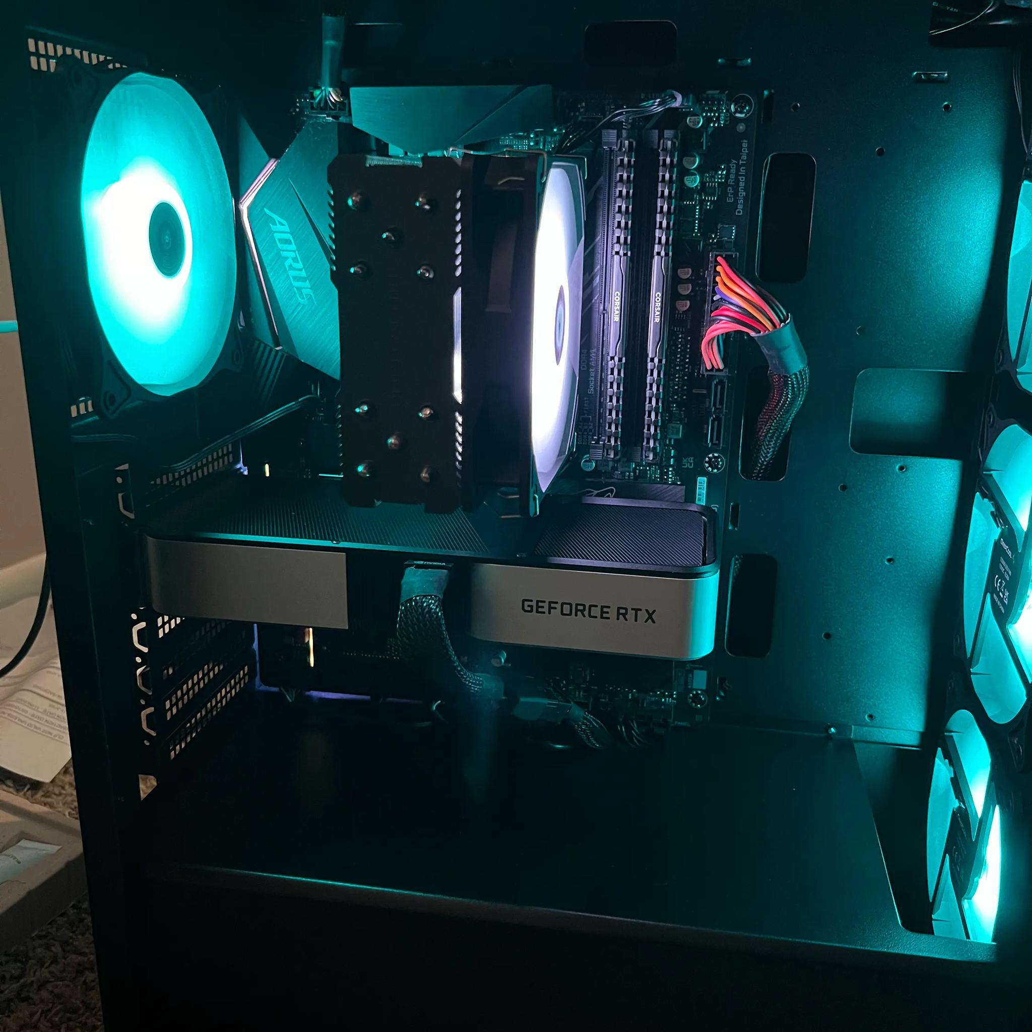 1440P Gaming PC! Ryzen 7 5800x, RTX 3060ti Founders Edition, 1TB SSD, 16GB DDR4 3200, 650w PSU