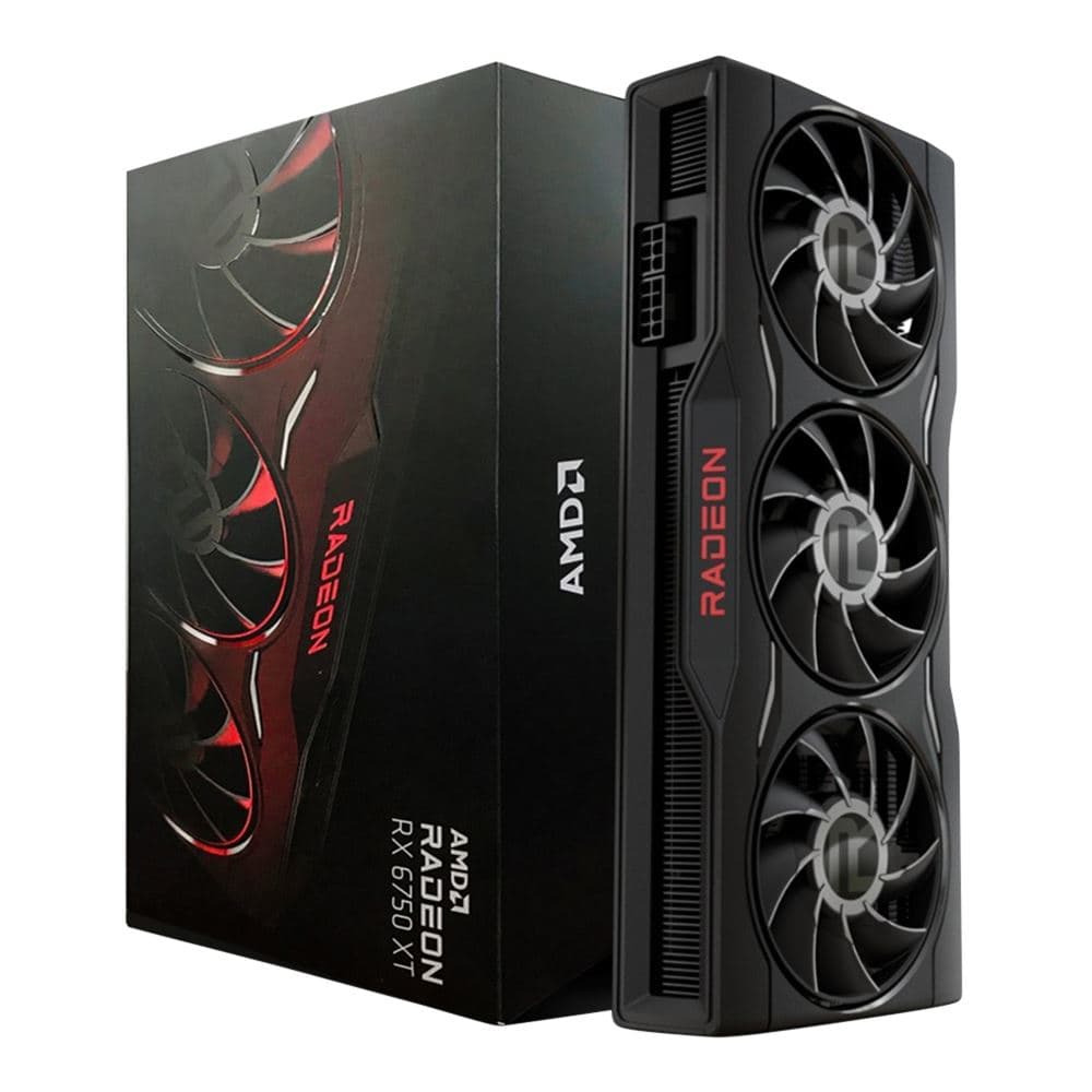 XFX AMD Radeon RX 6750 XT Triple Fan 12GB GDDR6 PCIe 4.0 Graphics Card