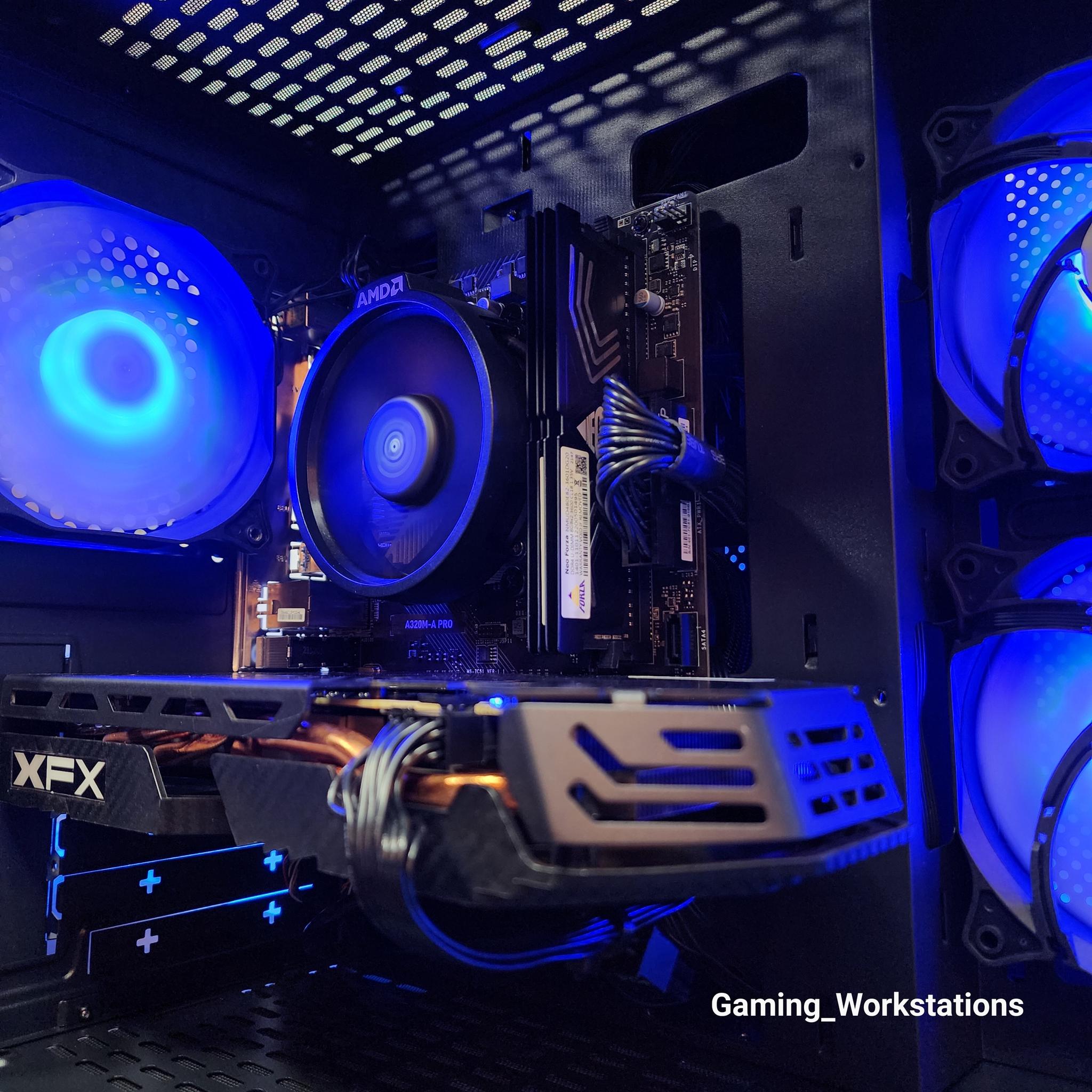 💙🖤💜 XFX RX 580 8GB // AMD Ryzen 5 1600AF // Neo Forza 16GB 3600MHz