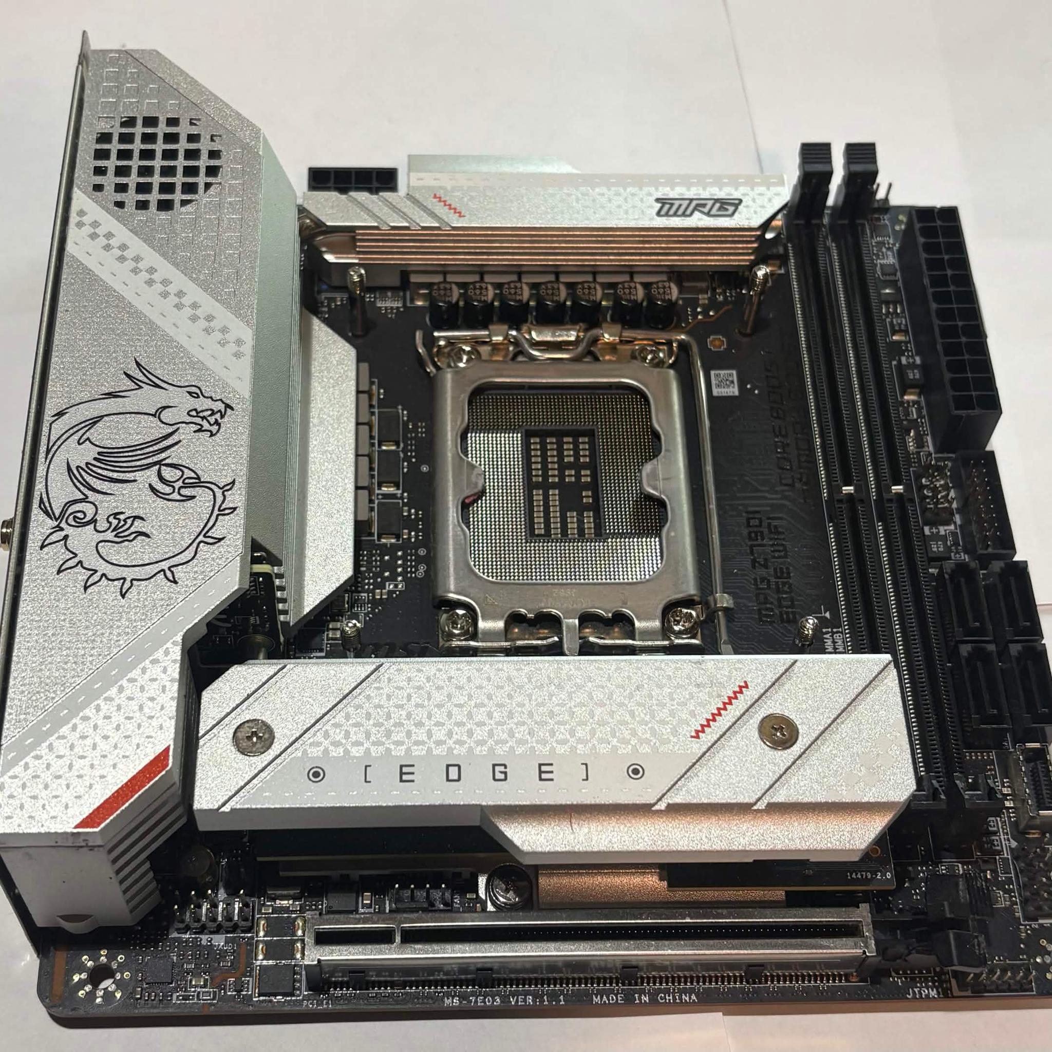 MSI MPG Z790I EDGE WIFI LGA1700 Mini ITX Motherboard
