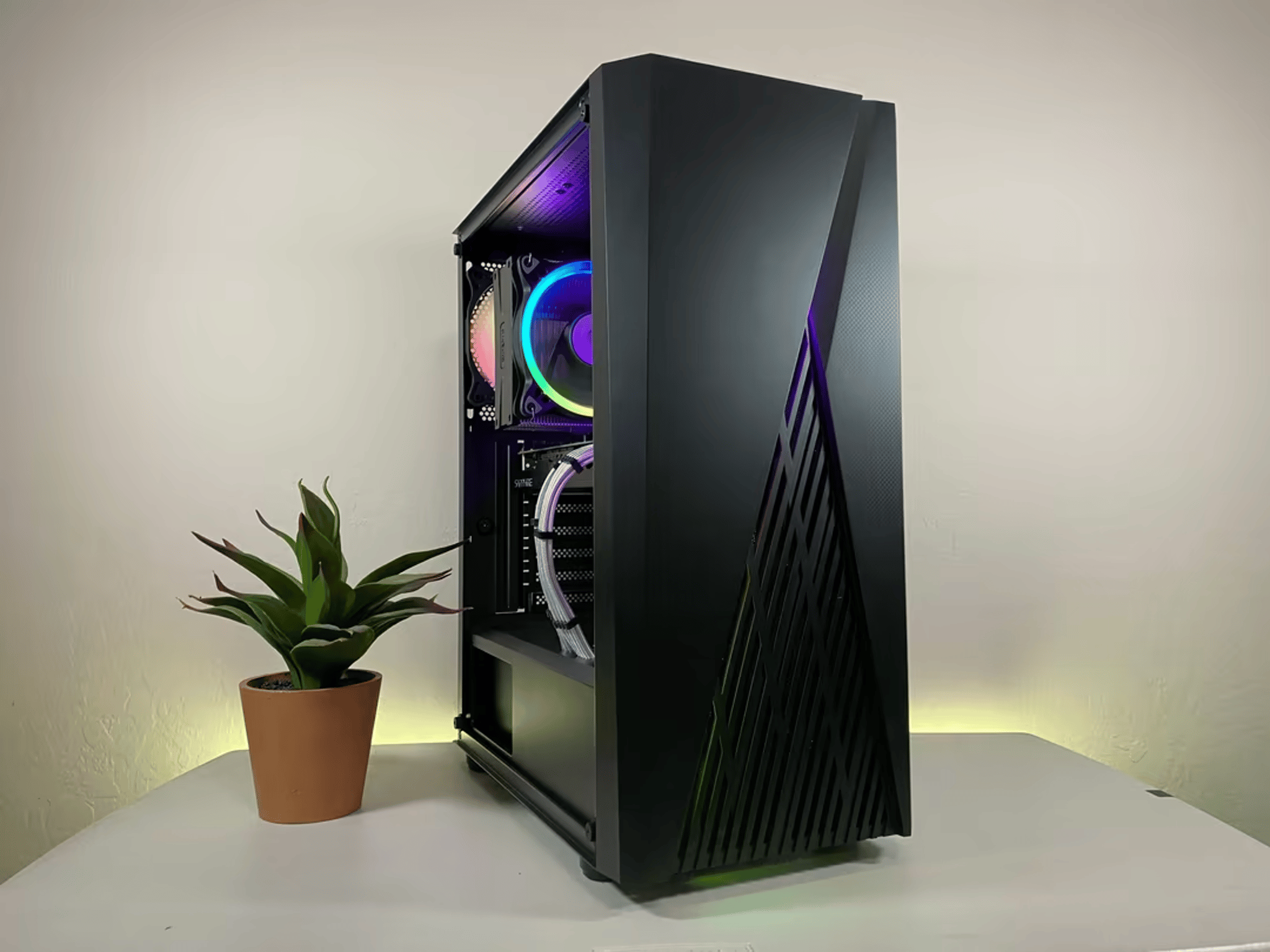 “Diaphanous” - Custom Built RGB Intel i5 AMD Radeon Gaming PC Computer