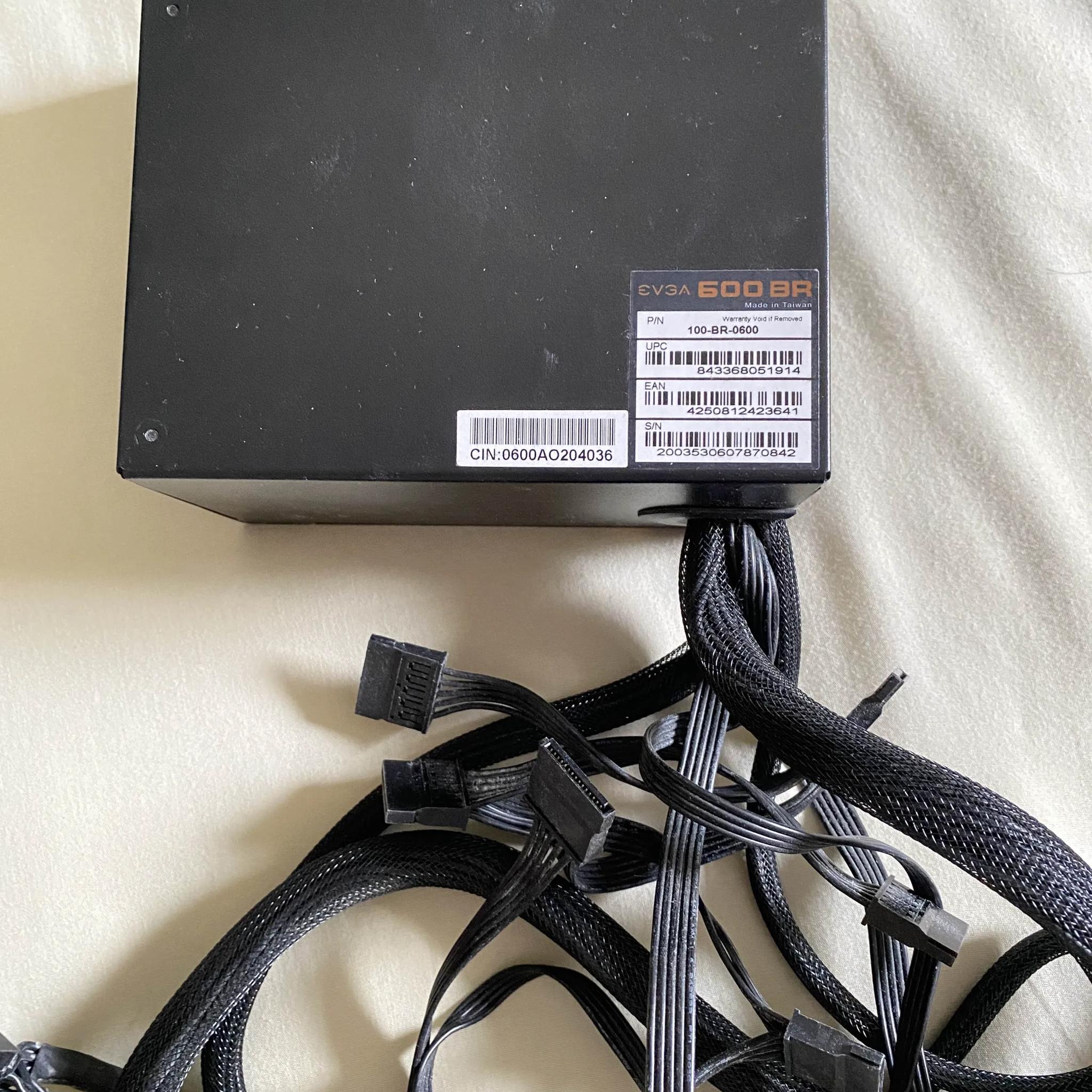 EVGA 600 BR, 80+ BRONZE 600W PSU