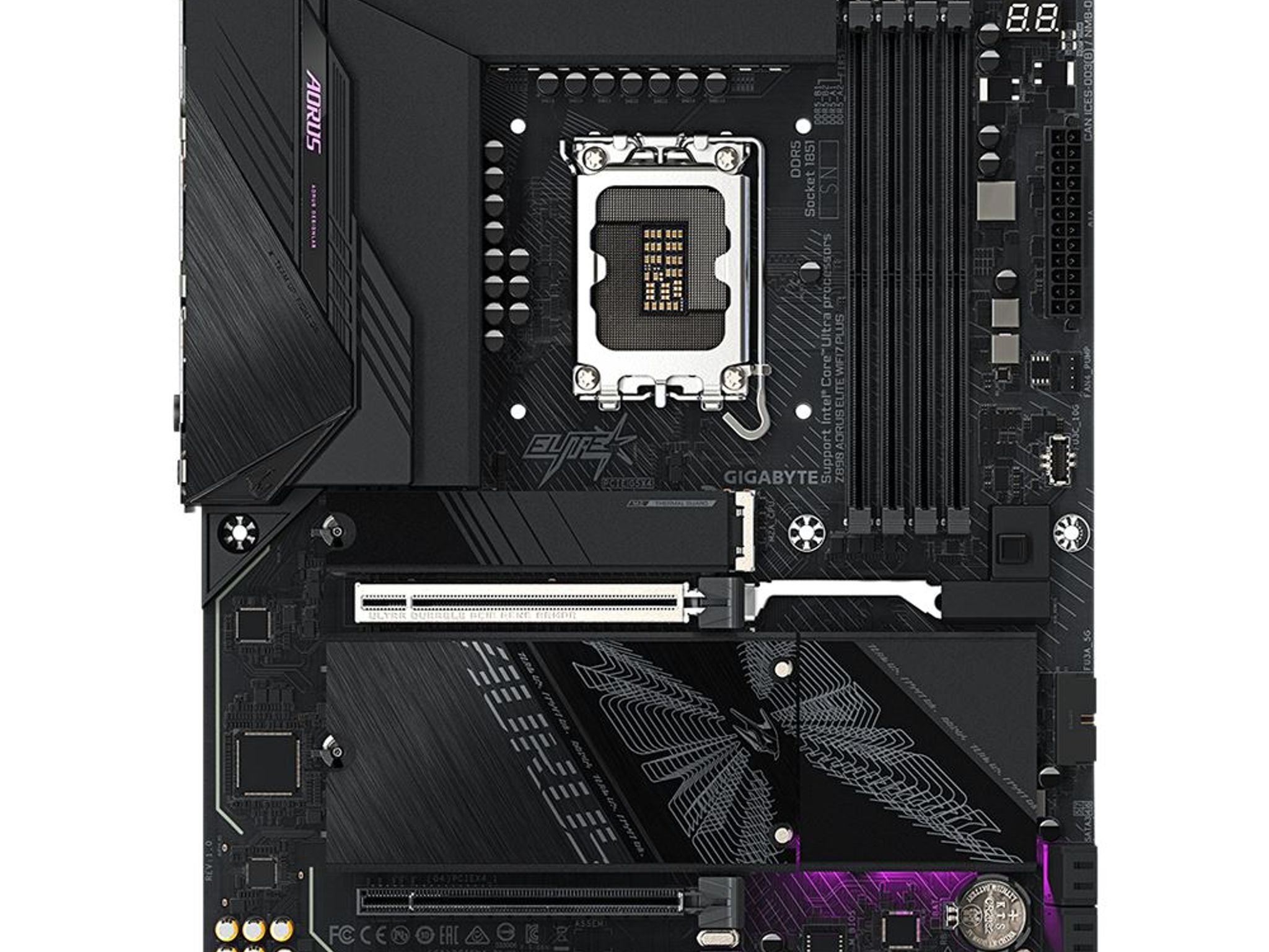 Gigabyte Z890 Aorus Elite Wifi7 Plus Motherboard LGA 1851