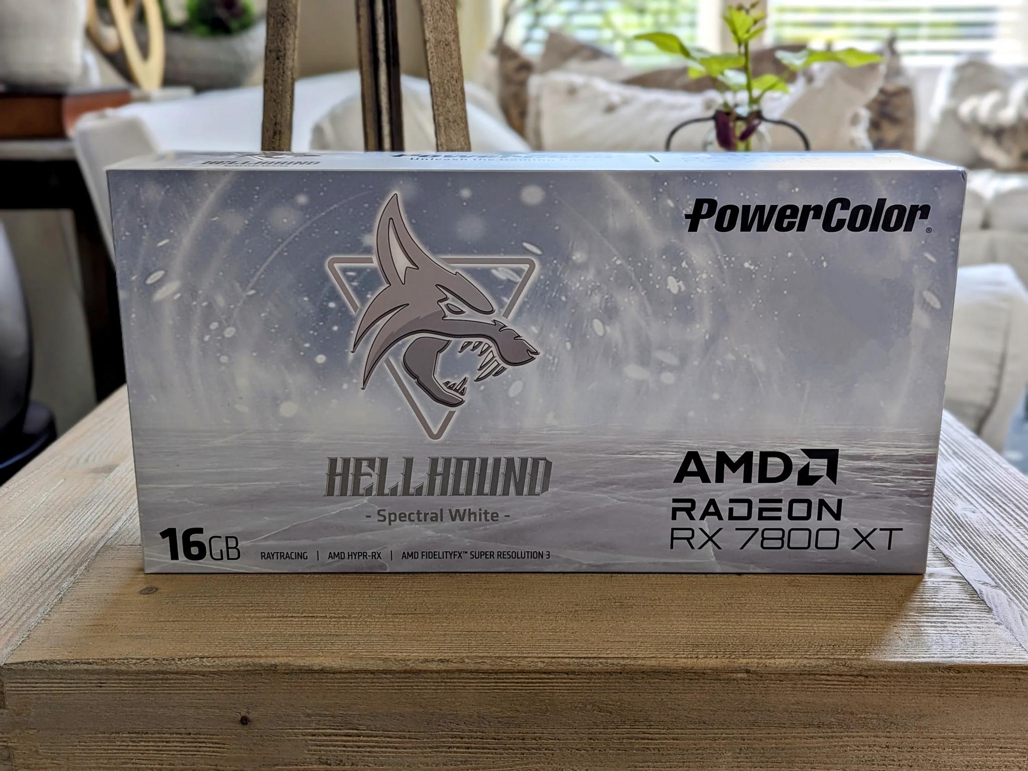 PowerCooler Hellhound 7800XT Spectral White