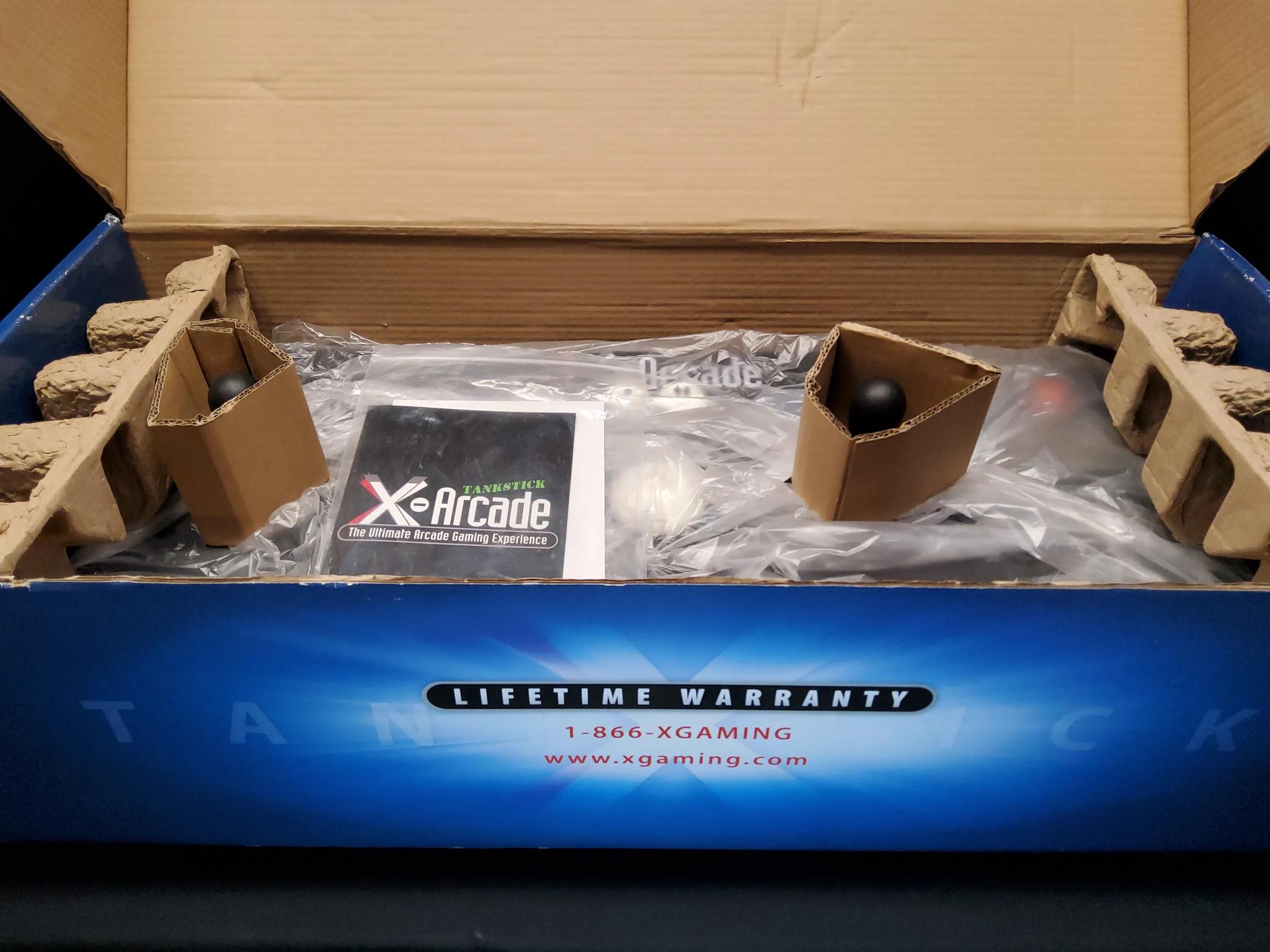 🕹X-Arcade TankStick 🕹2 Player Arcade Stick & Trackball with Original Box