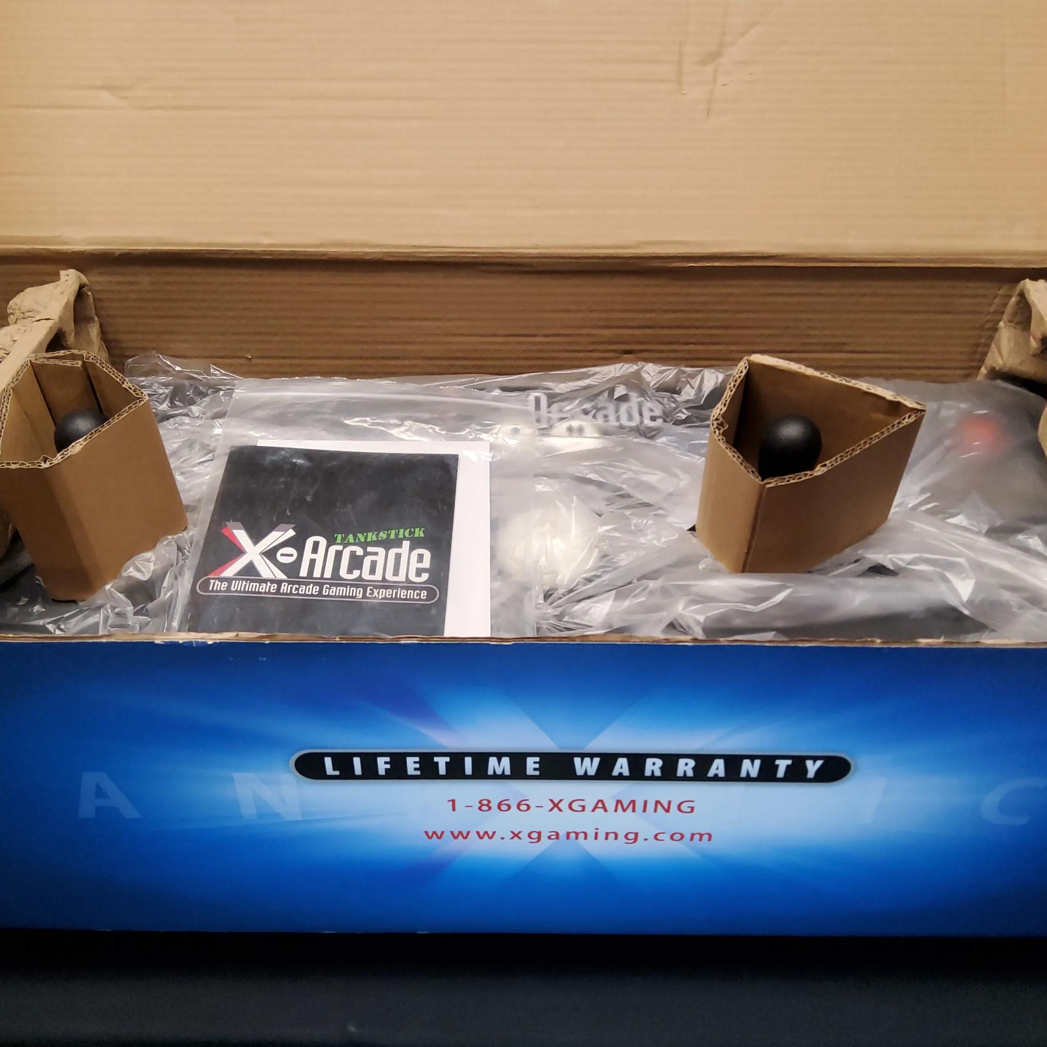 🕹X-Arcade TankStick 🕹2 Player Arcade Stick & Trackball with Original Box