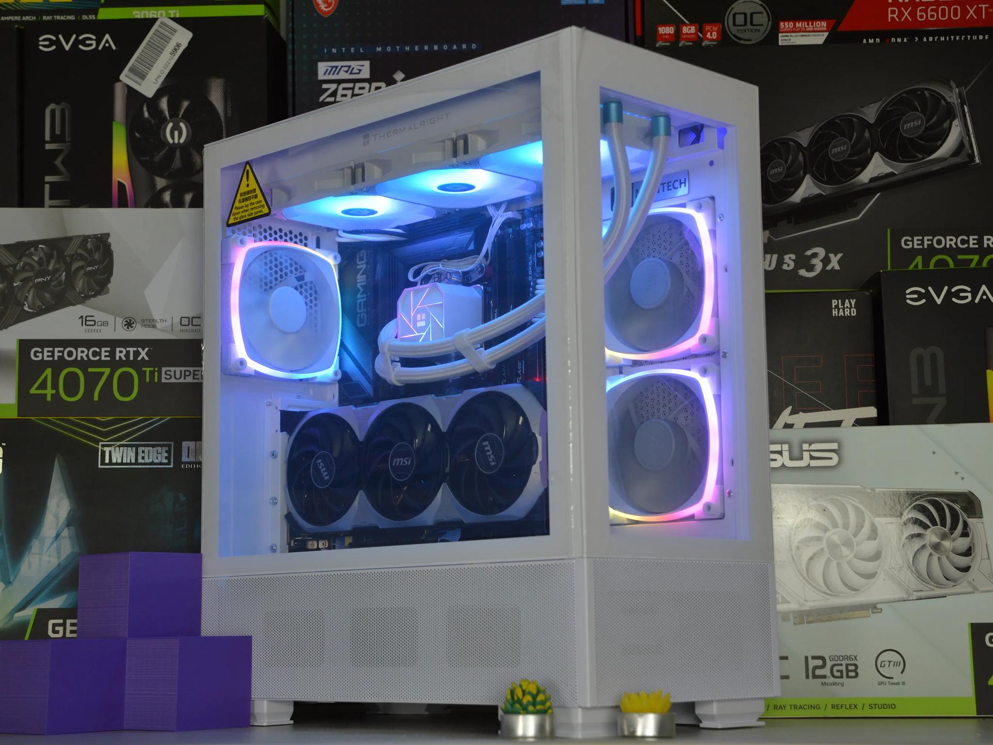 🌨️🌨️| RTX 4070 Ti 12GB| Ryzen 7 7700X | 32 GB DDR5 RAM | 2TB GEN 4 NVME SSD | Snow Cloud |