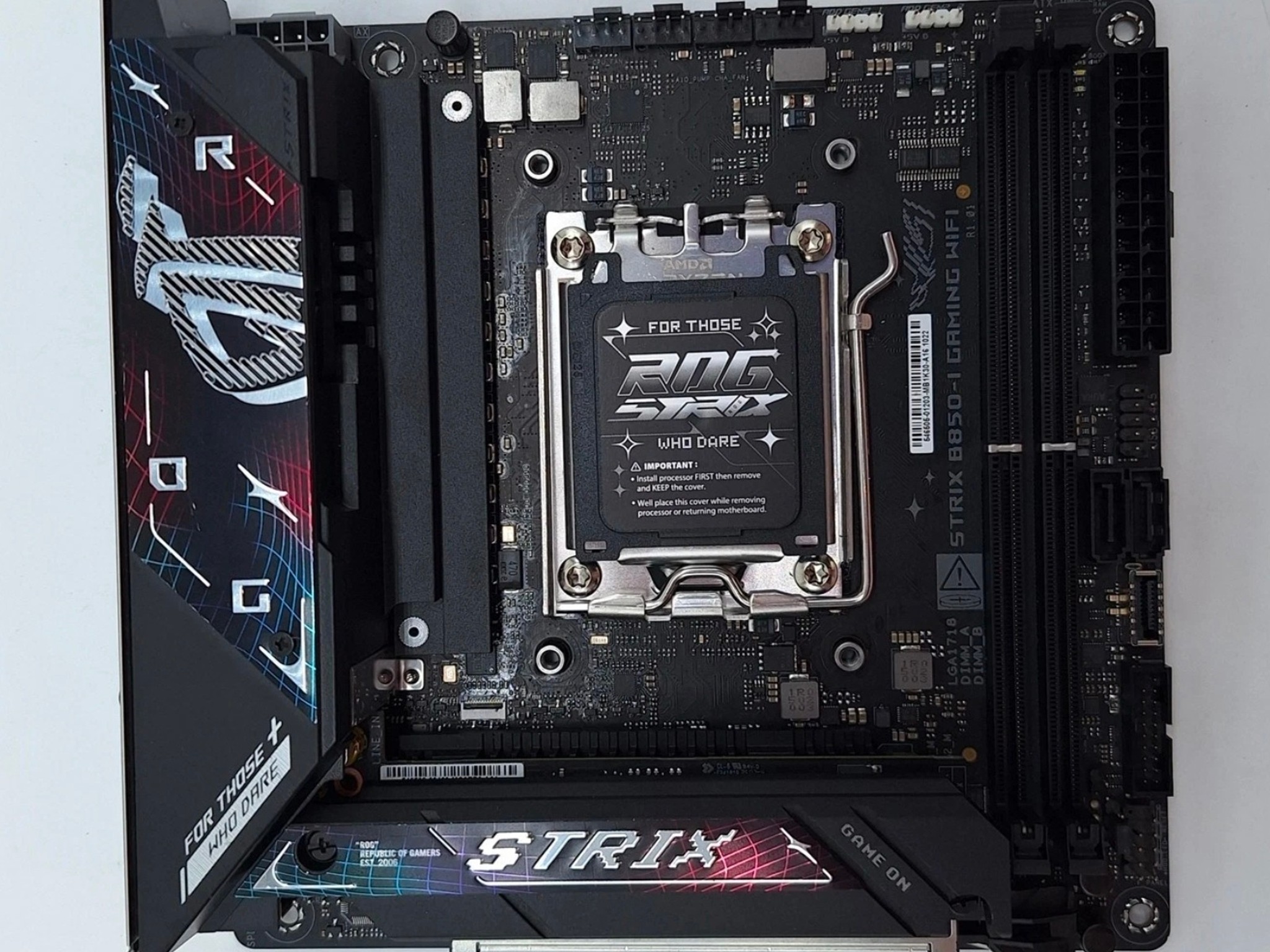 ROG STRIX B850I GAMING WIFI DDR5 AM5 PCIE5.0