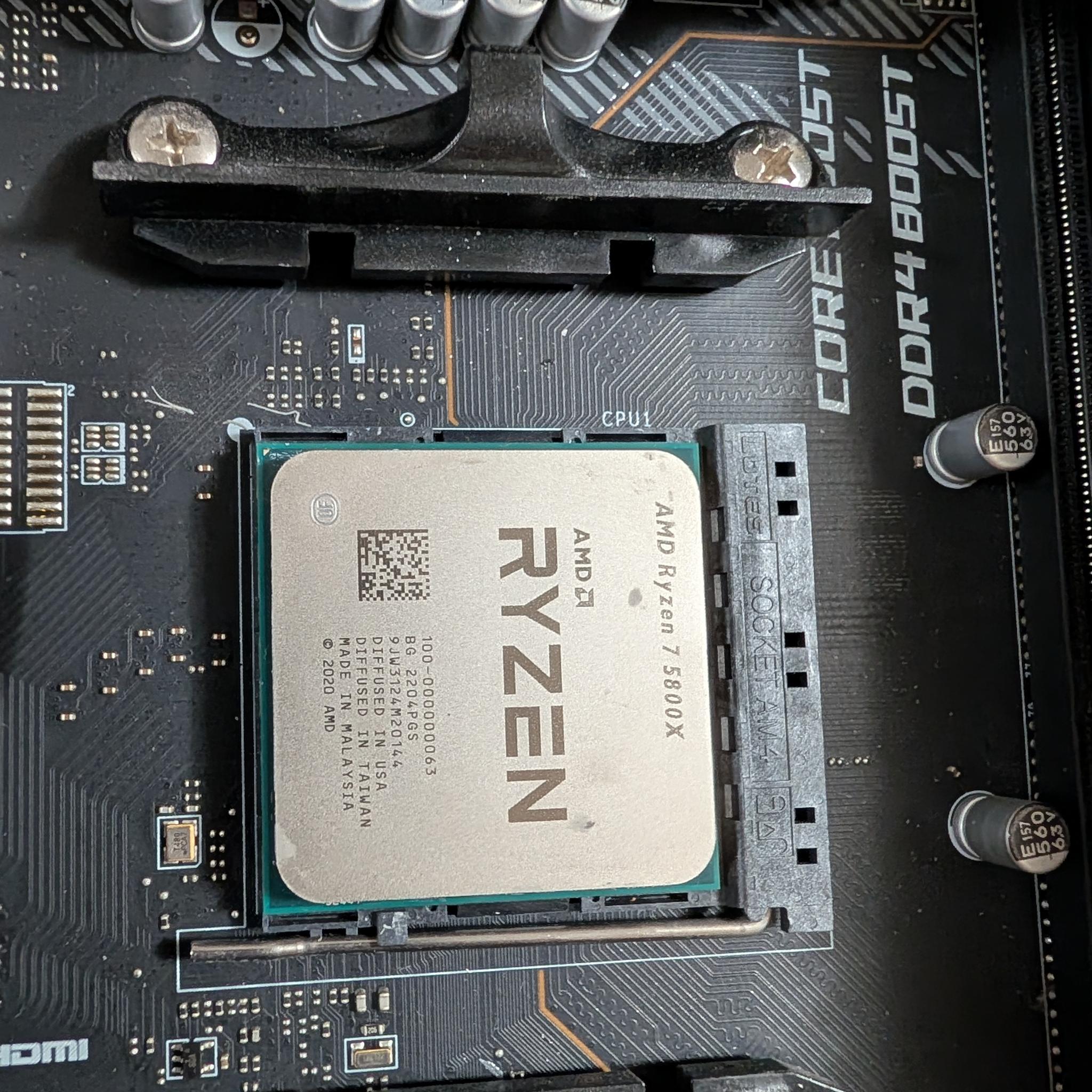Ryzen 7 5800x + MSI X570 + 32GB DDR4