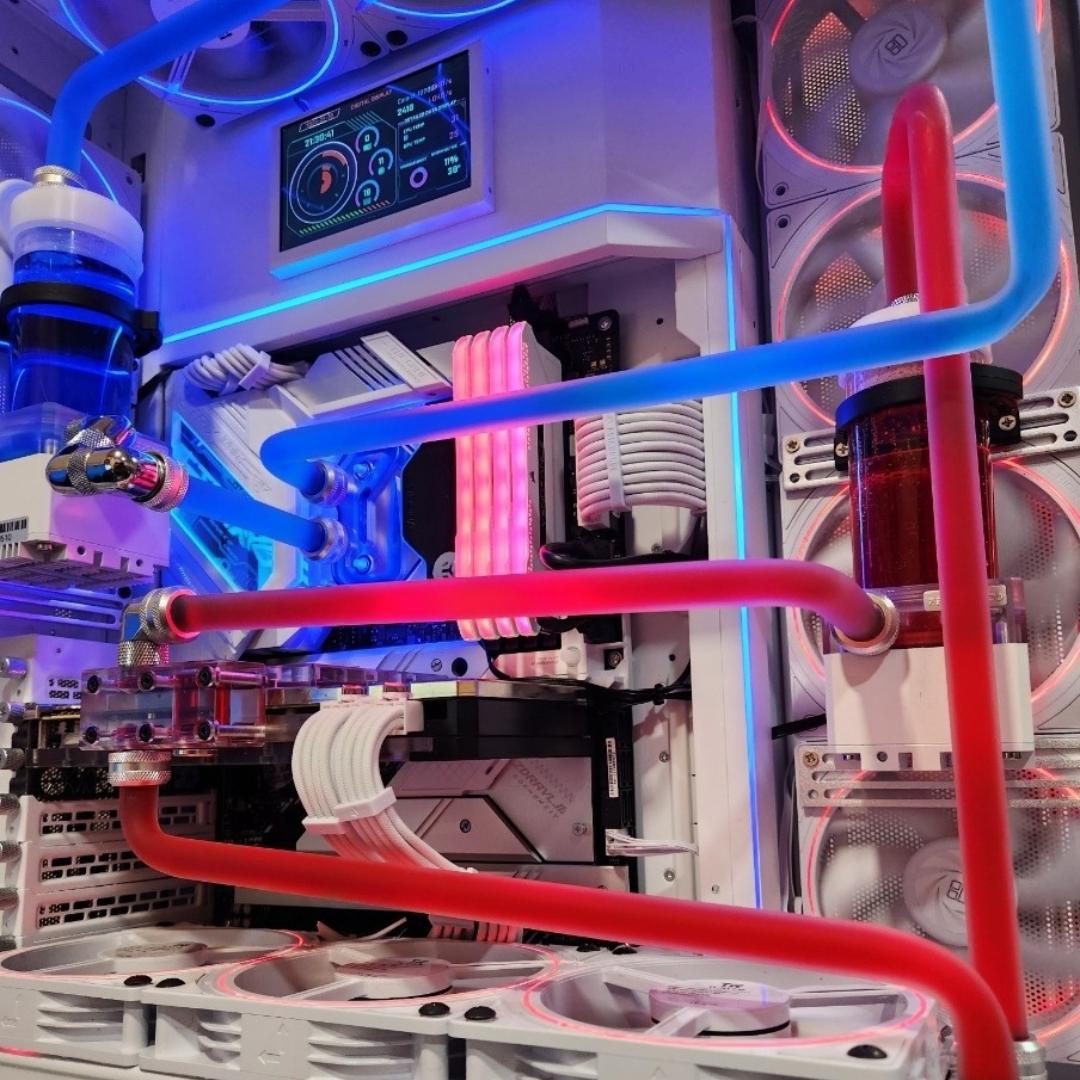 🟦 Rivals 🟥: RTX 3090 | Intel 12700k | 32GB DDR4 RAM | 2.5TB SSD | 12 RGB Fans | White Gaming PC