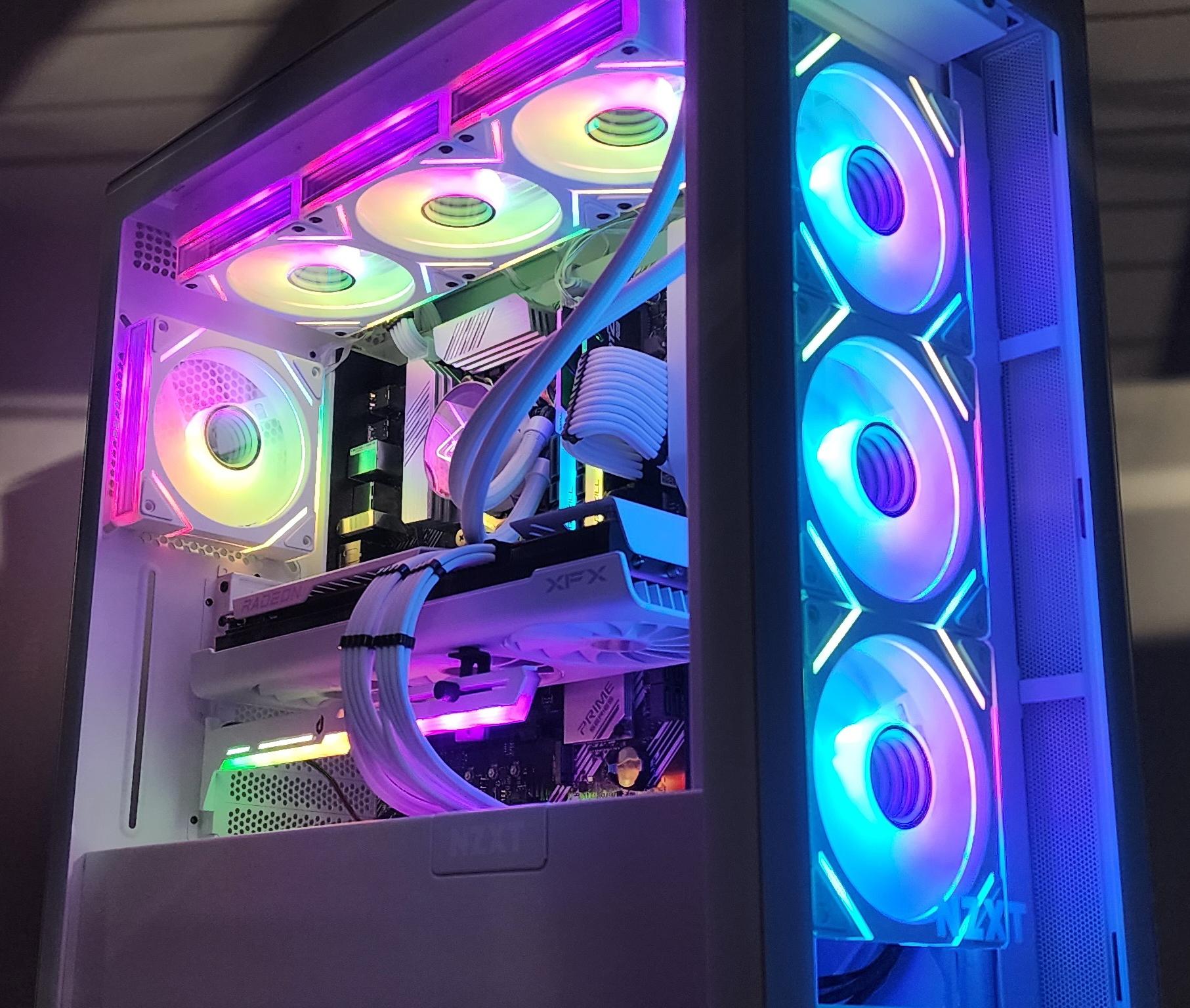 Gaming PC Ryzen 7 5700X 16GB RAM 1TB SSD RX 7800 XT 16GB Windows 11 Computer