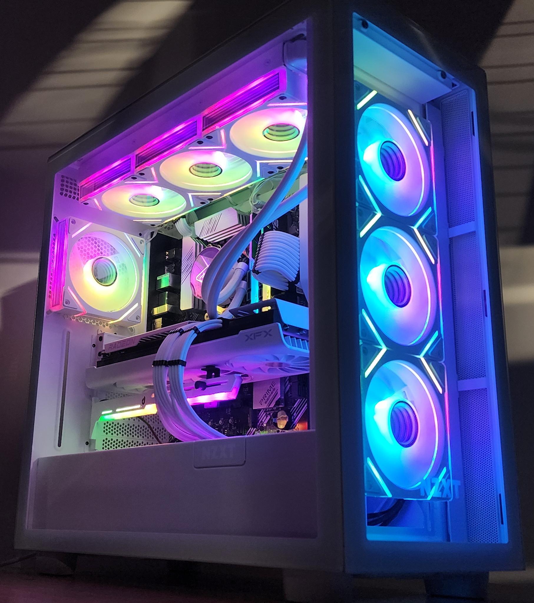 Gaming PC Ryzen 7 5700X 16GB RAM 1TB SSD RX 7800 XT 16GB Windows 11 Computer