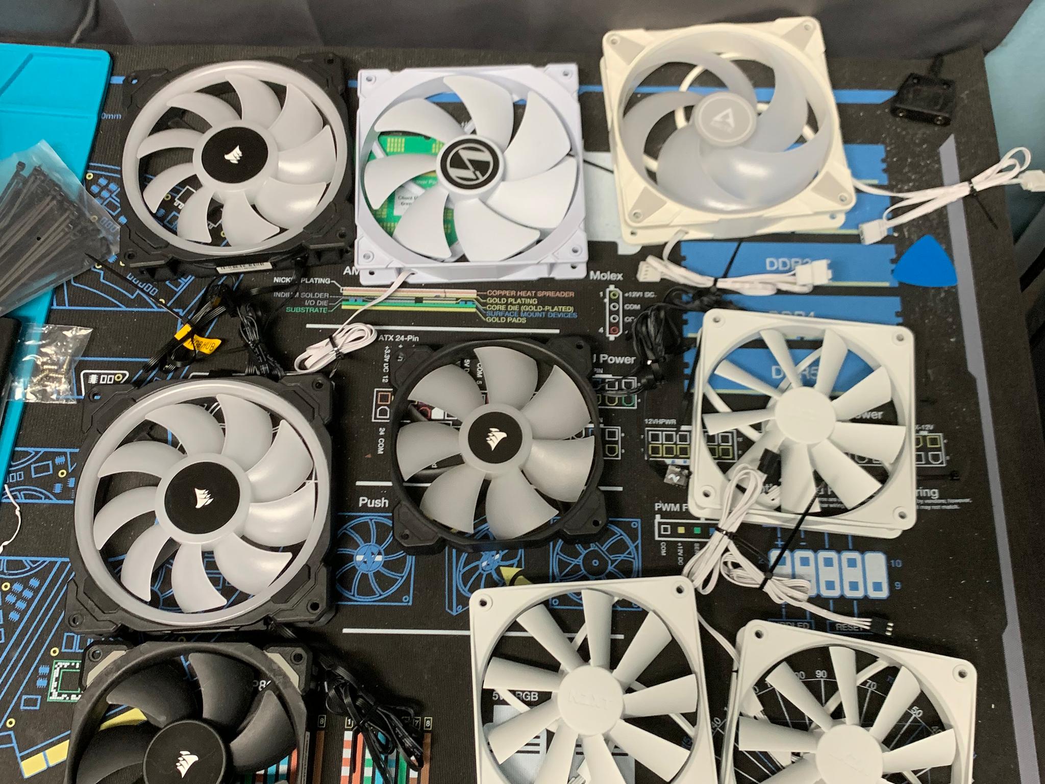 Lot of Mixed Case Fans