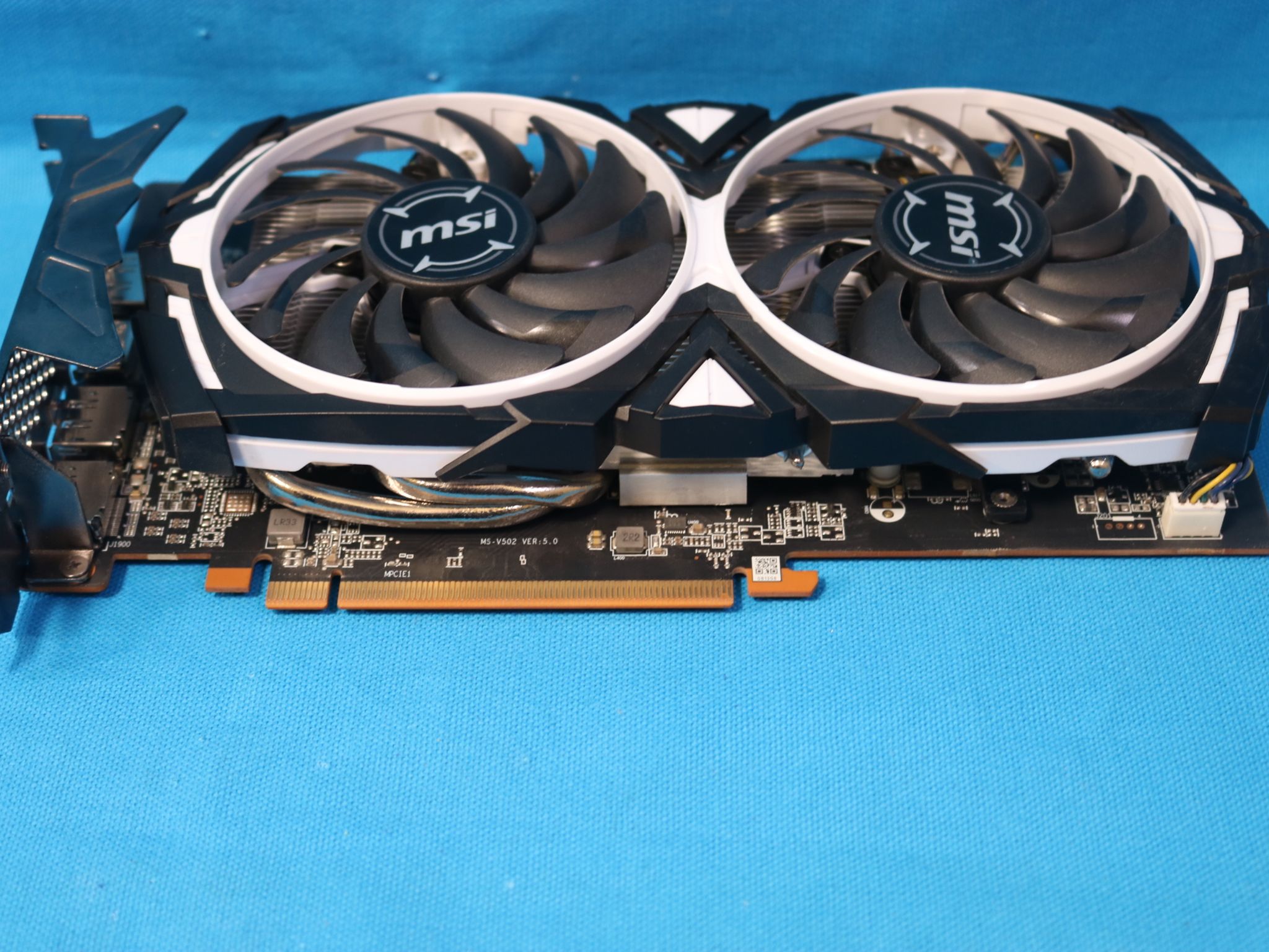 MSI AMD Radeon RX 6600 Armor 8GB GDDR6 PCIe 4.0 x16 Desktop GPU MS-V502 VER: 5.0
