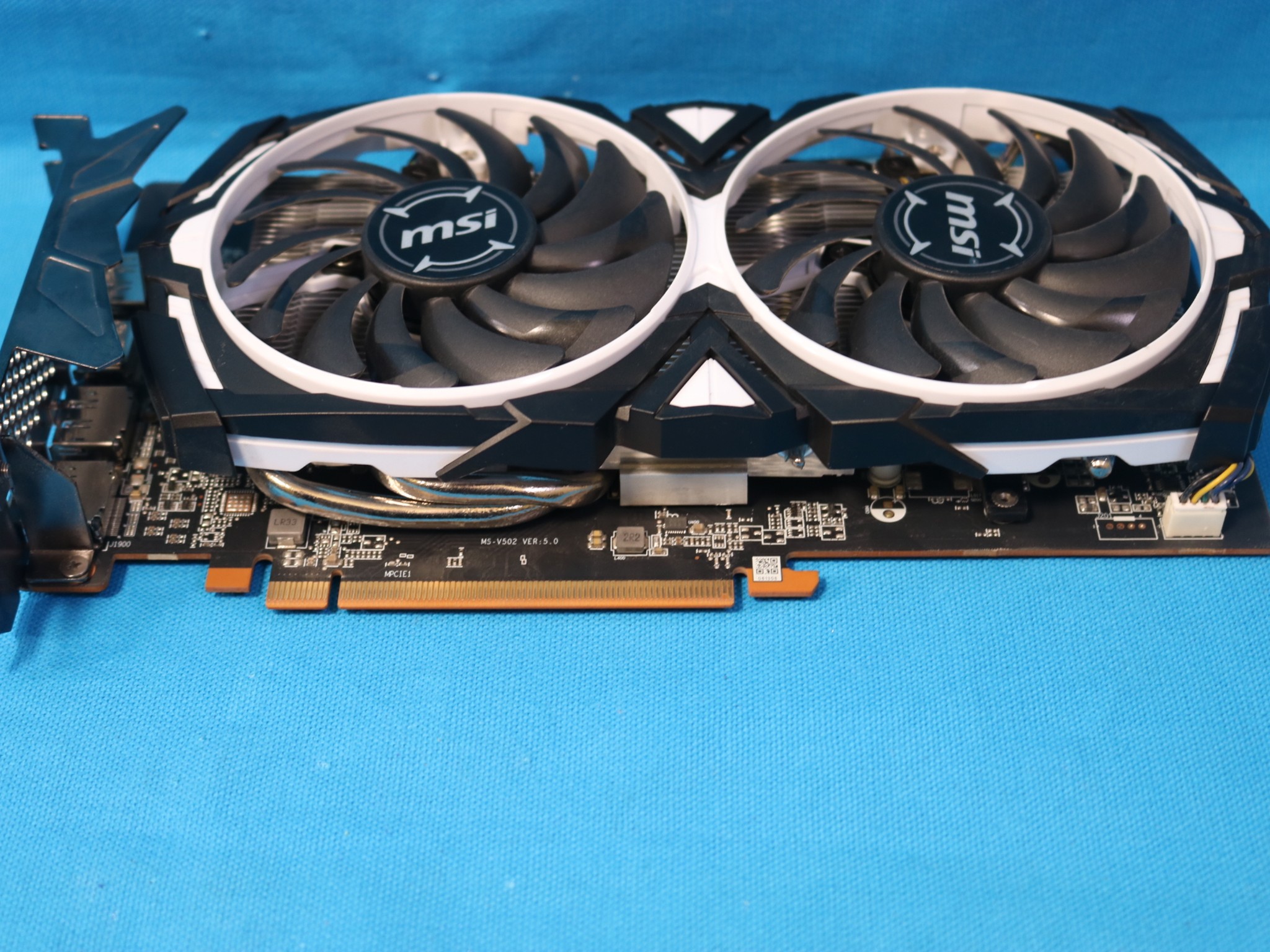 MSI AMD Radeon RX 6600 Armor 8GB GDDR6 PCIe 4.0 x16 Desktop GPU MS-V502 VER: 5.0