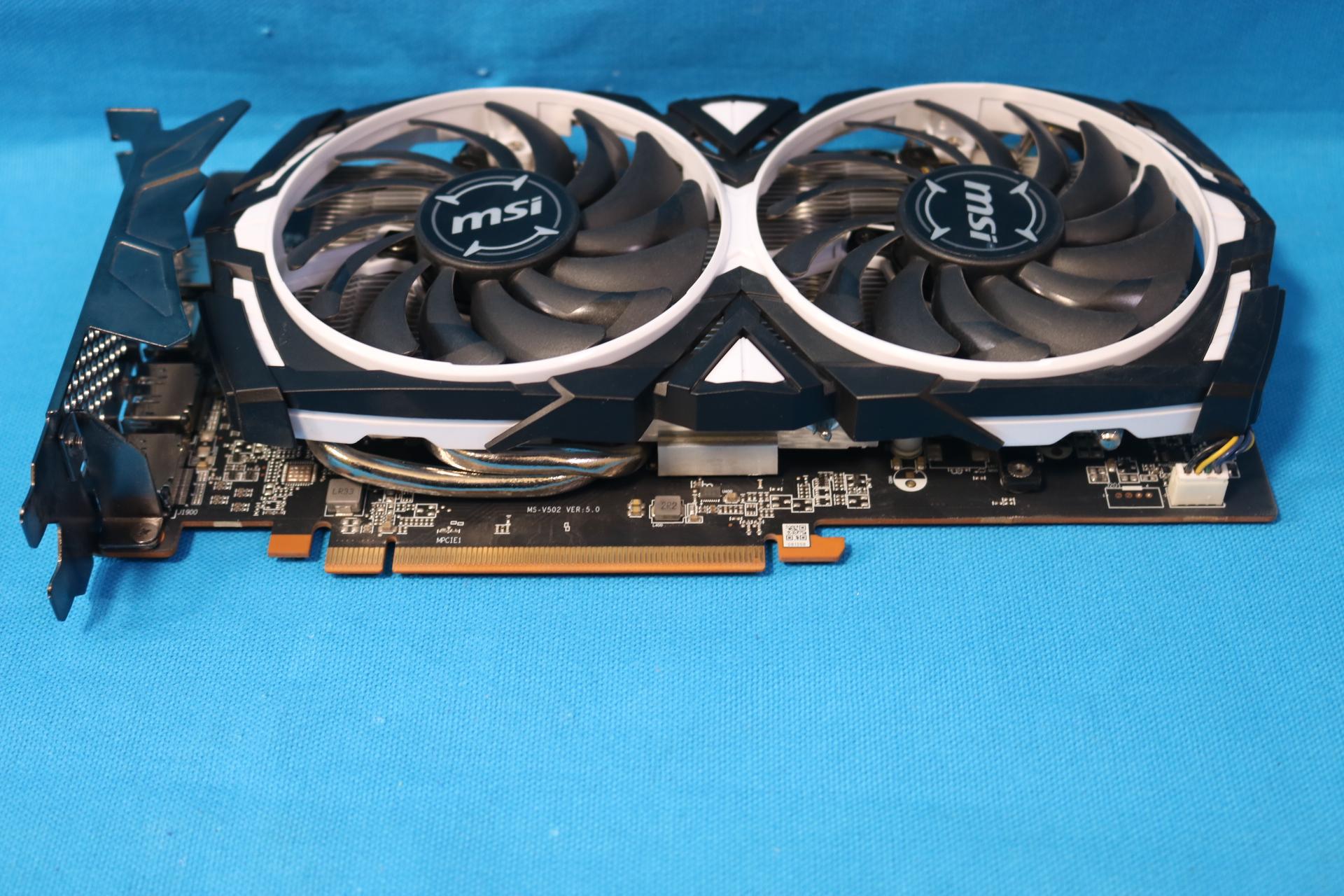 MSI AMD Radeon RX 6600 Armor 8GB GDDR6 PCIe 4.0 x16 Desktop GPU MS-V502 VER: 5.0