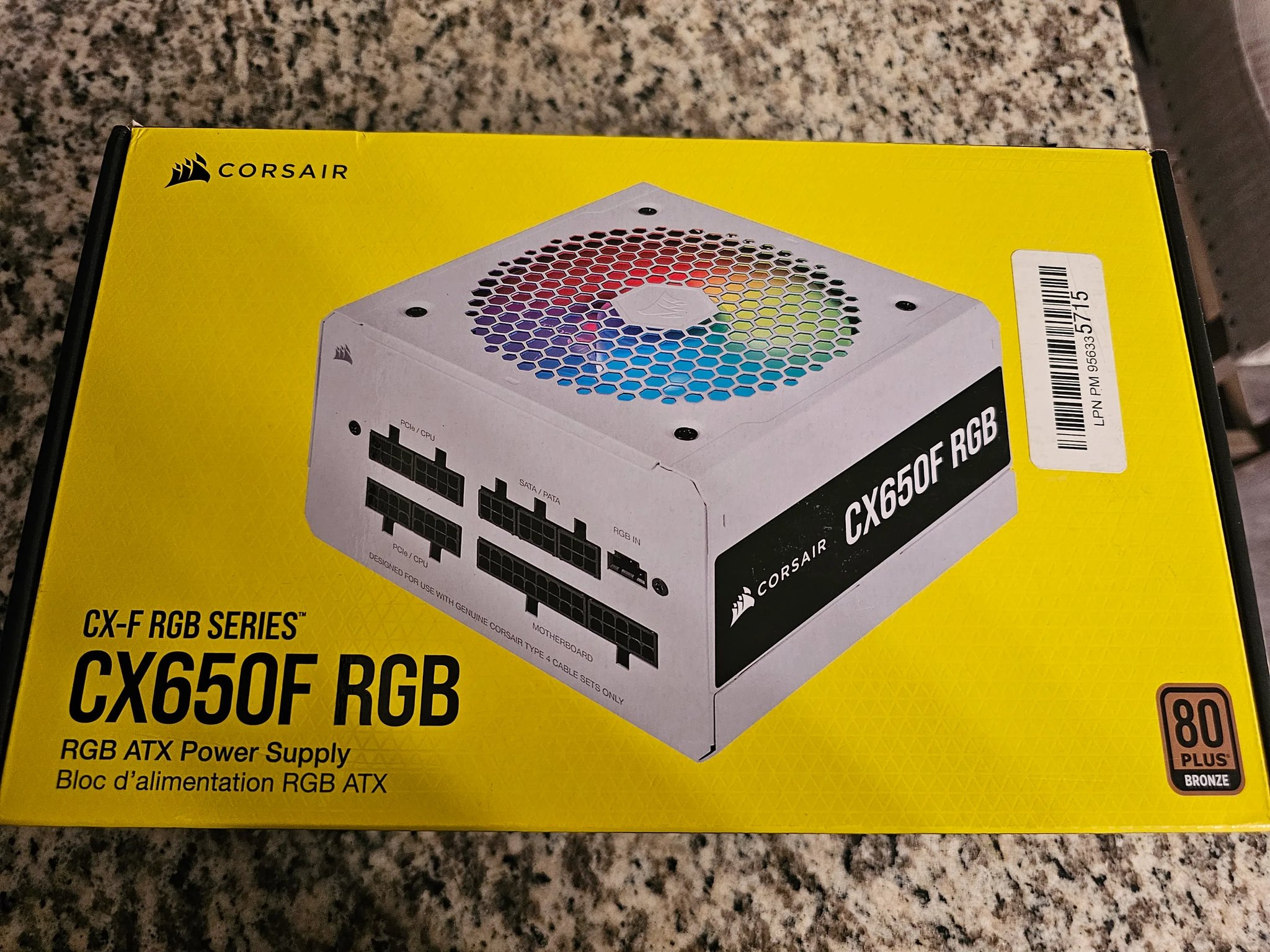 Corsair CX650f PSU