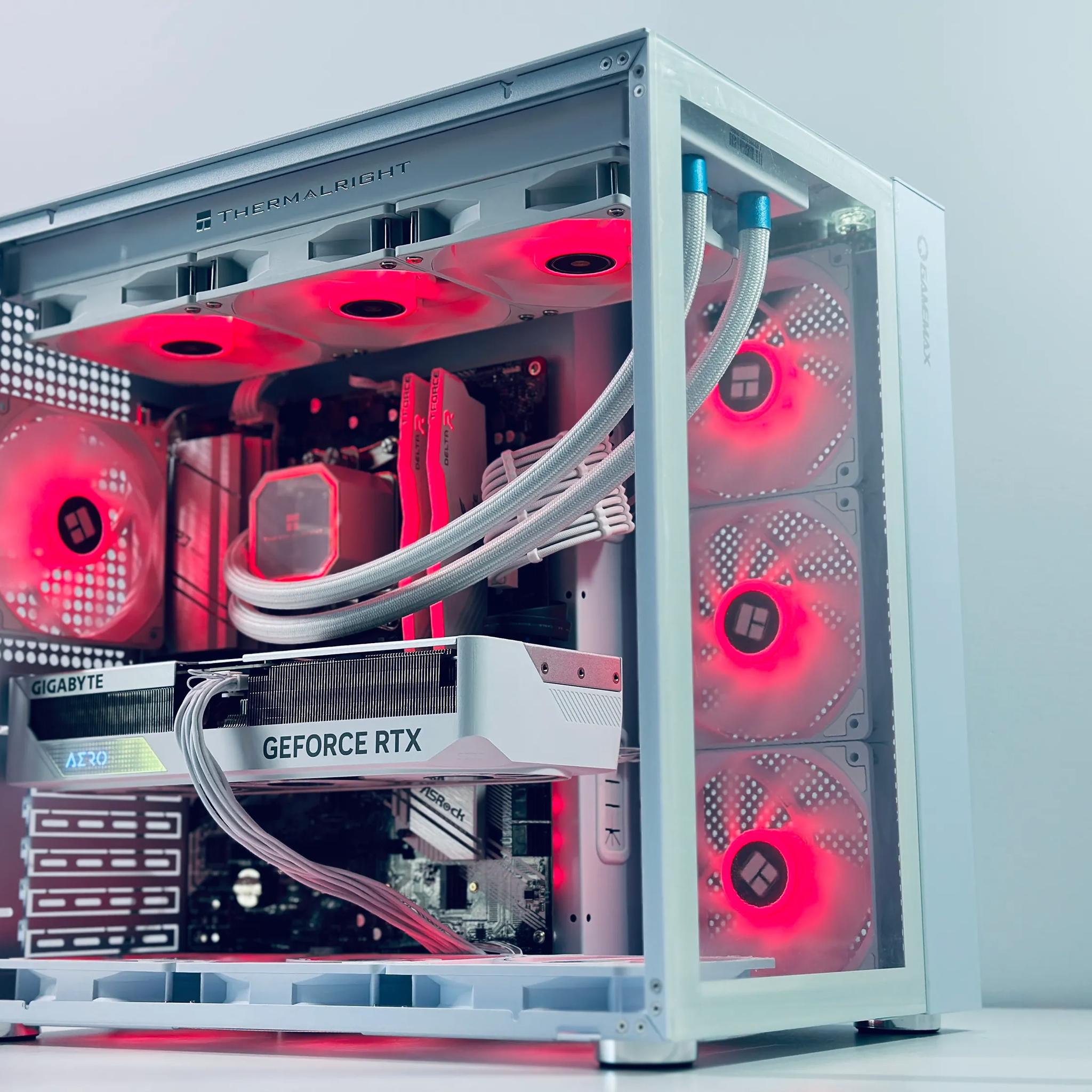 🧊Frozen 🧊Gaming PC❄️Nvidia RTX 4070 12GB❄️Intel 12600KF 10-core❄️32GB DDR4❄️1TB NVME