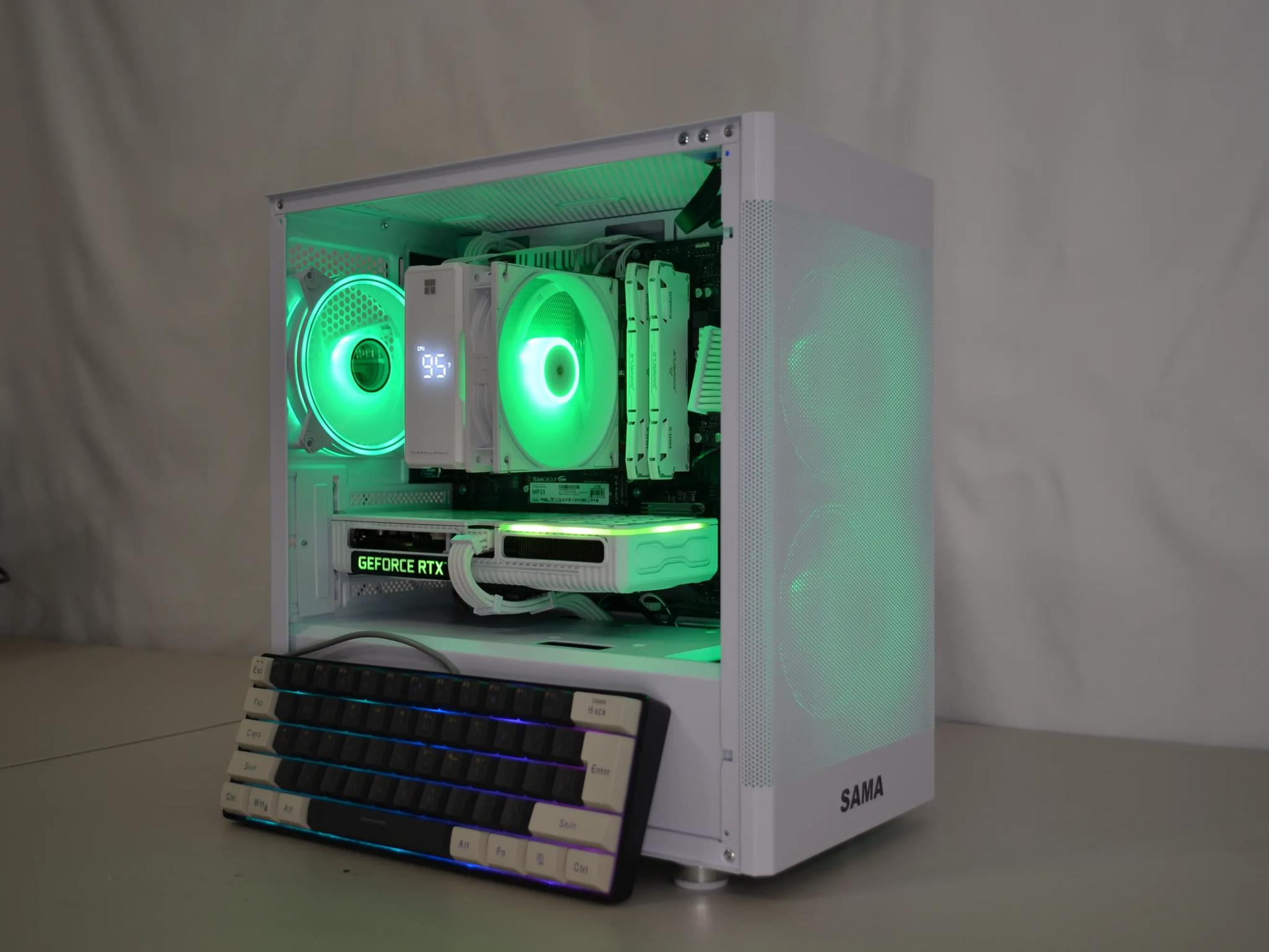 ⚪White Out V3⚪ Free Keyboard!⌨️ - RTX 3060ti | Ryzen 5 5500 | 1tb NVMe | Windows 11 FULLY ACTIVATED