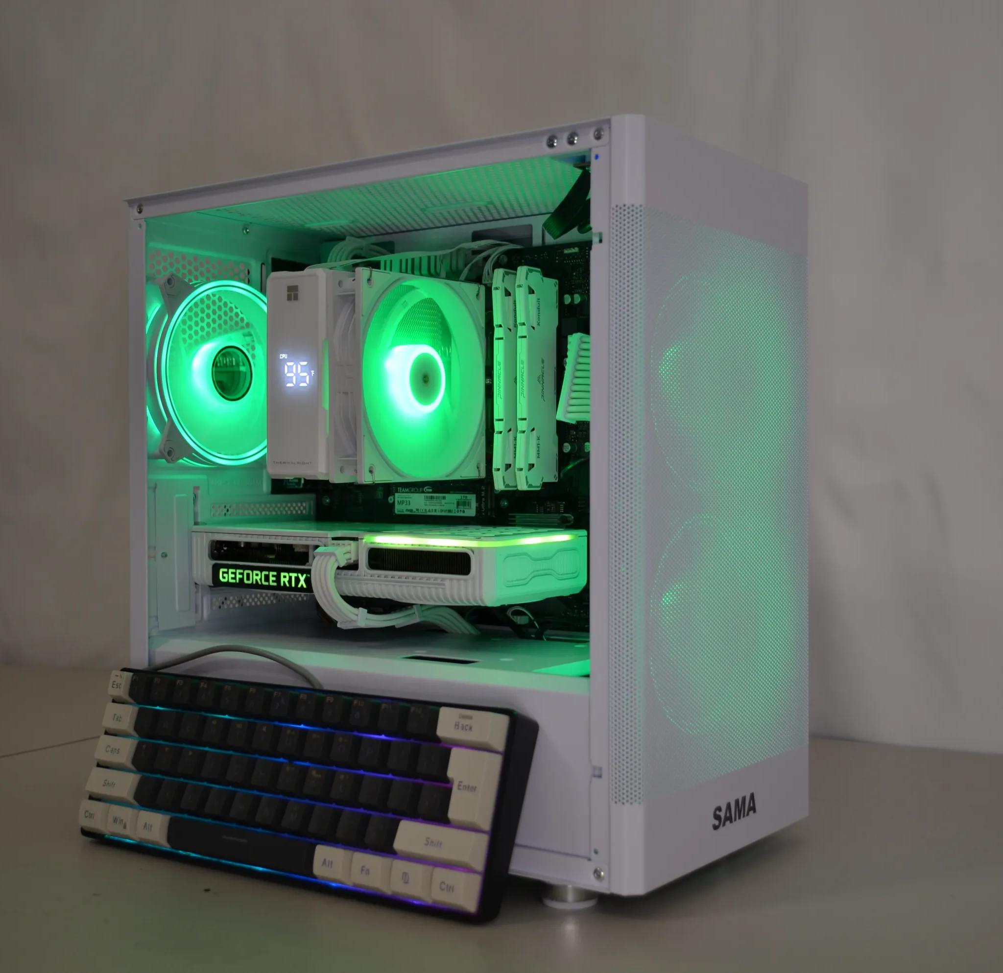 ⚪White Out V3⚪ Free Keyboard!⌨️ - RTX 3060ti | Ryzen 5 5500 | 1tb NVMe | Windows 11 FULLY ACTIVATED