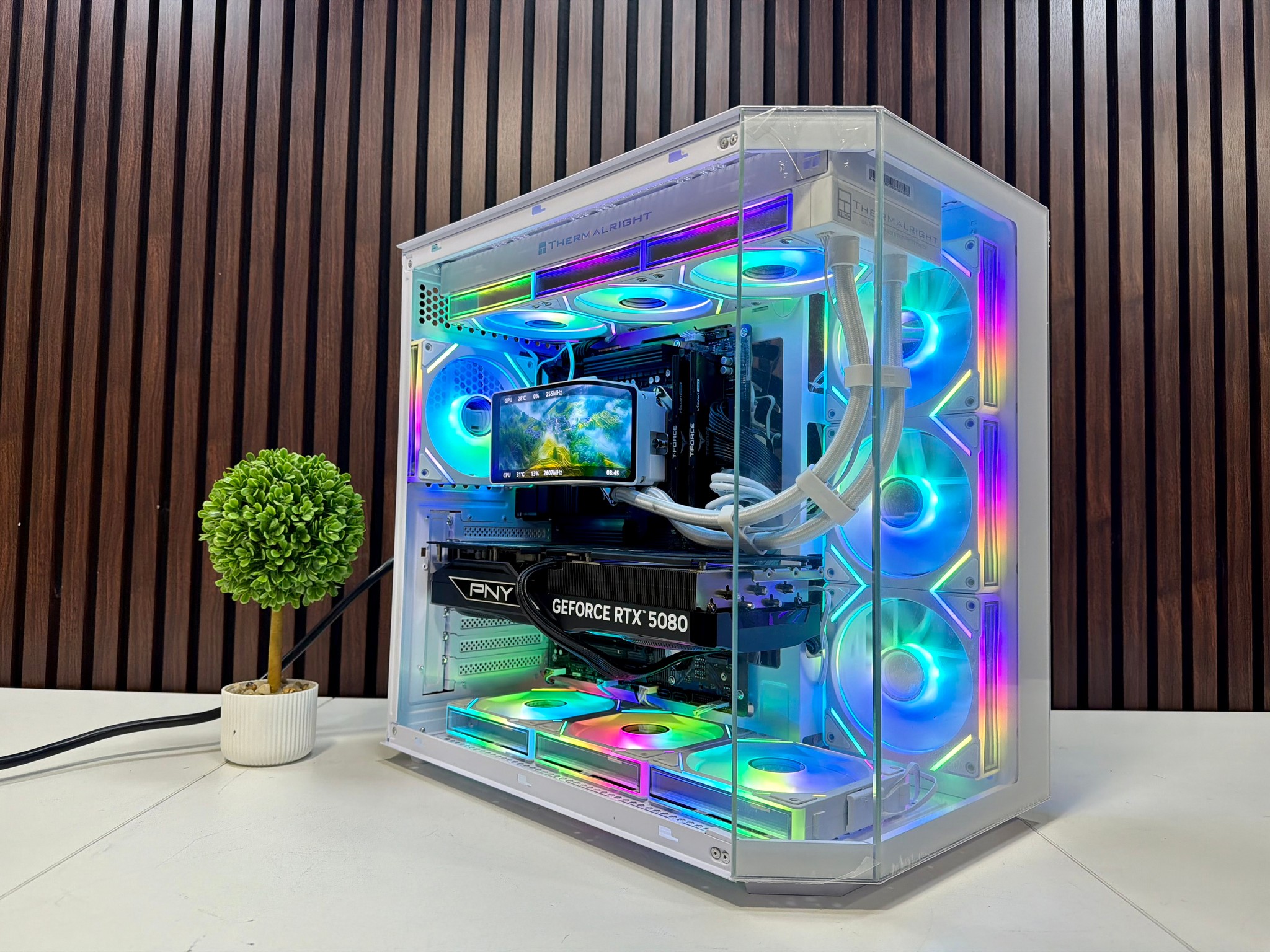 RTX 5080 | Ryzen 9800X3D | 64GB DDR5 | 2TB M.2 | 1000 Watt Gold PSU | LCD AIO