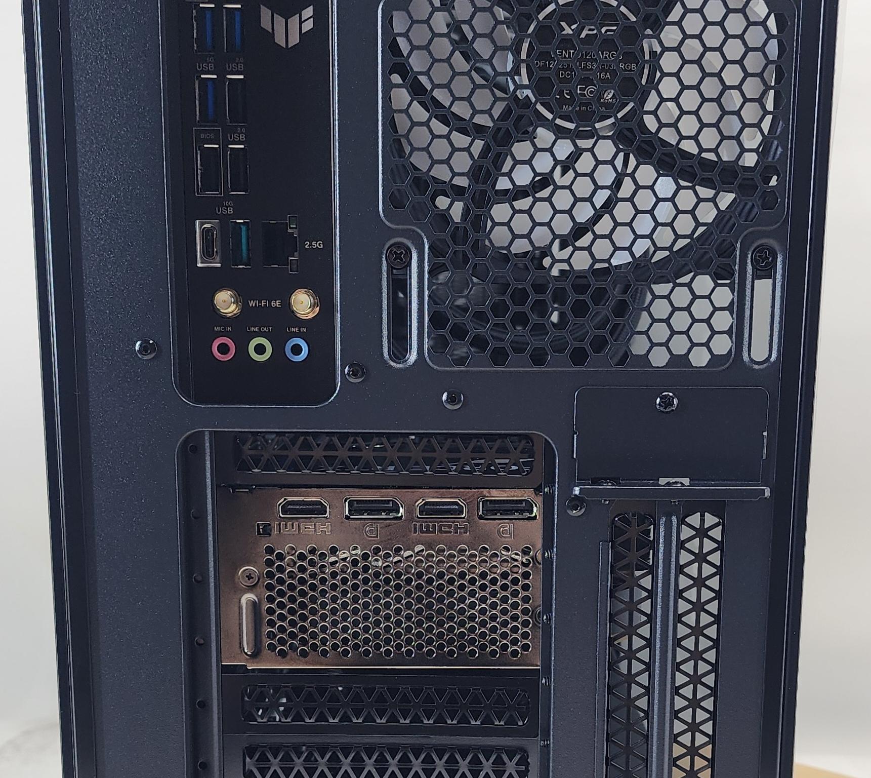 Gaming PC Ryzen 7 7700X 32GB RAM 1TB SSD RTX 4070 Ti SUPER 16GB Win11 Computer