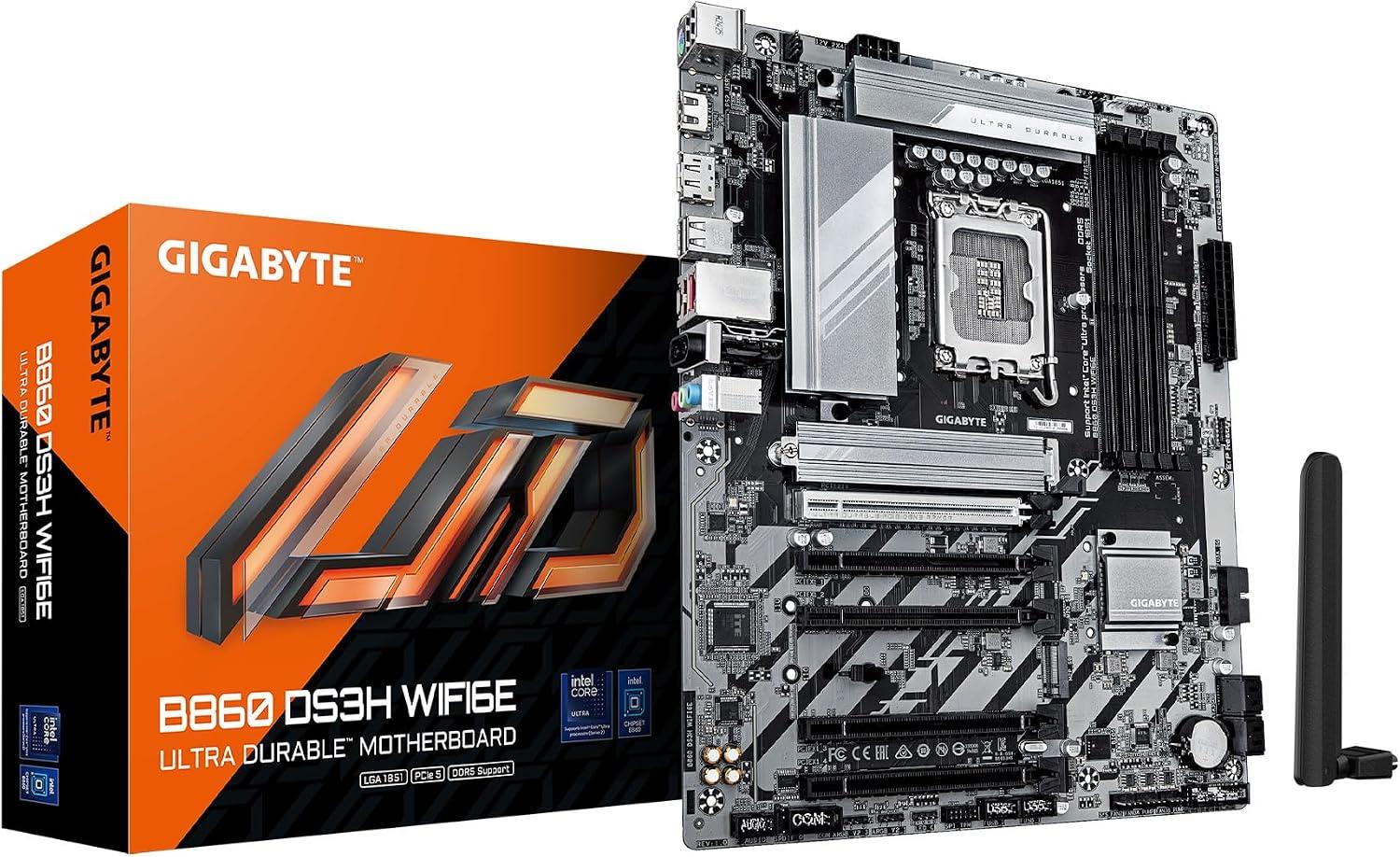 (NEW Bundle) Intel Core Ultra 250K PLUS | GIGABYTE B860 DS3H WIFI6E Motherboard