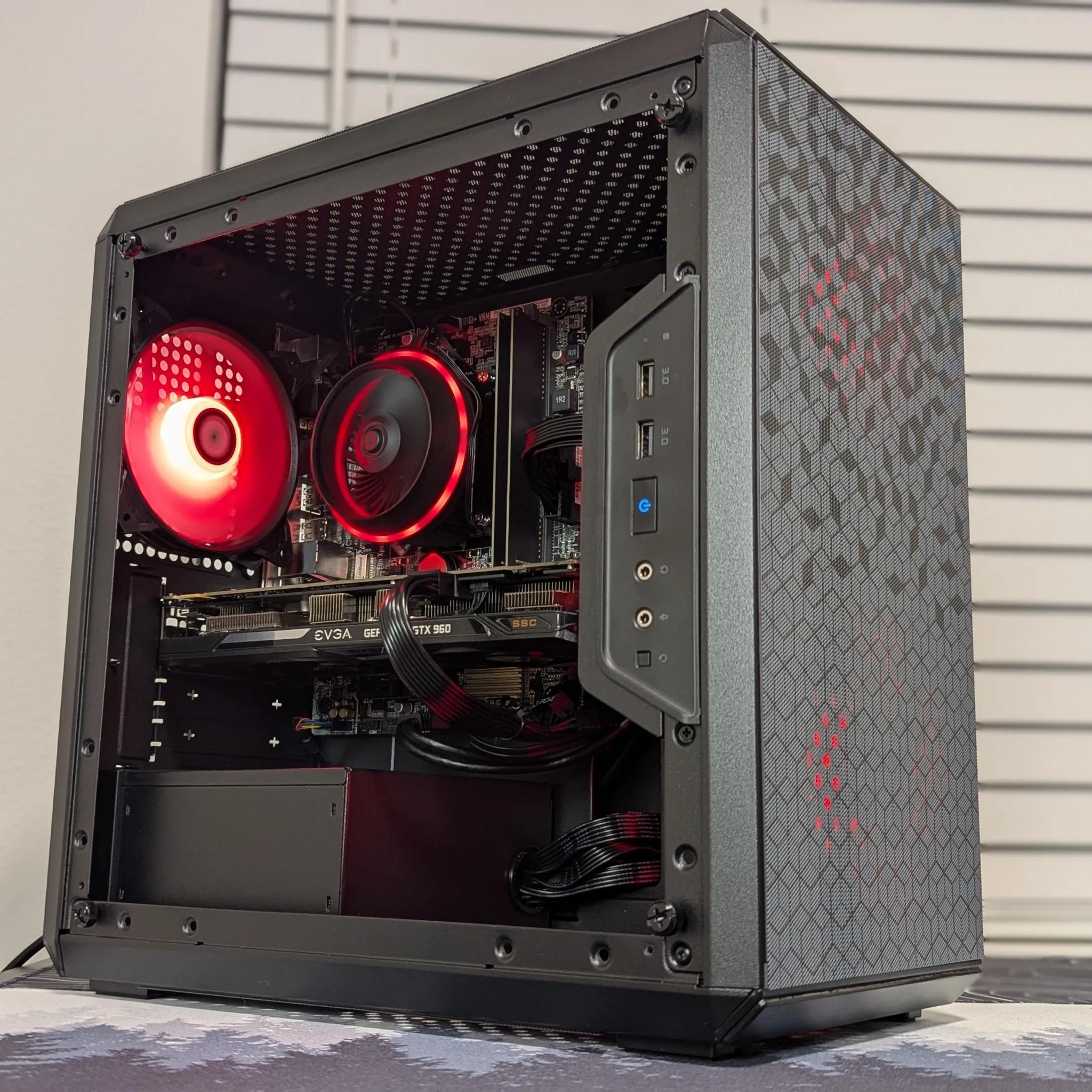 🎥Gaming PC Esports⚫ GTX 960 ⚫ INTEL I3 ⚫ 16GB RAM ⚫ ARGB ⚫ Wifi & BT