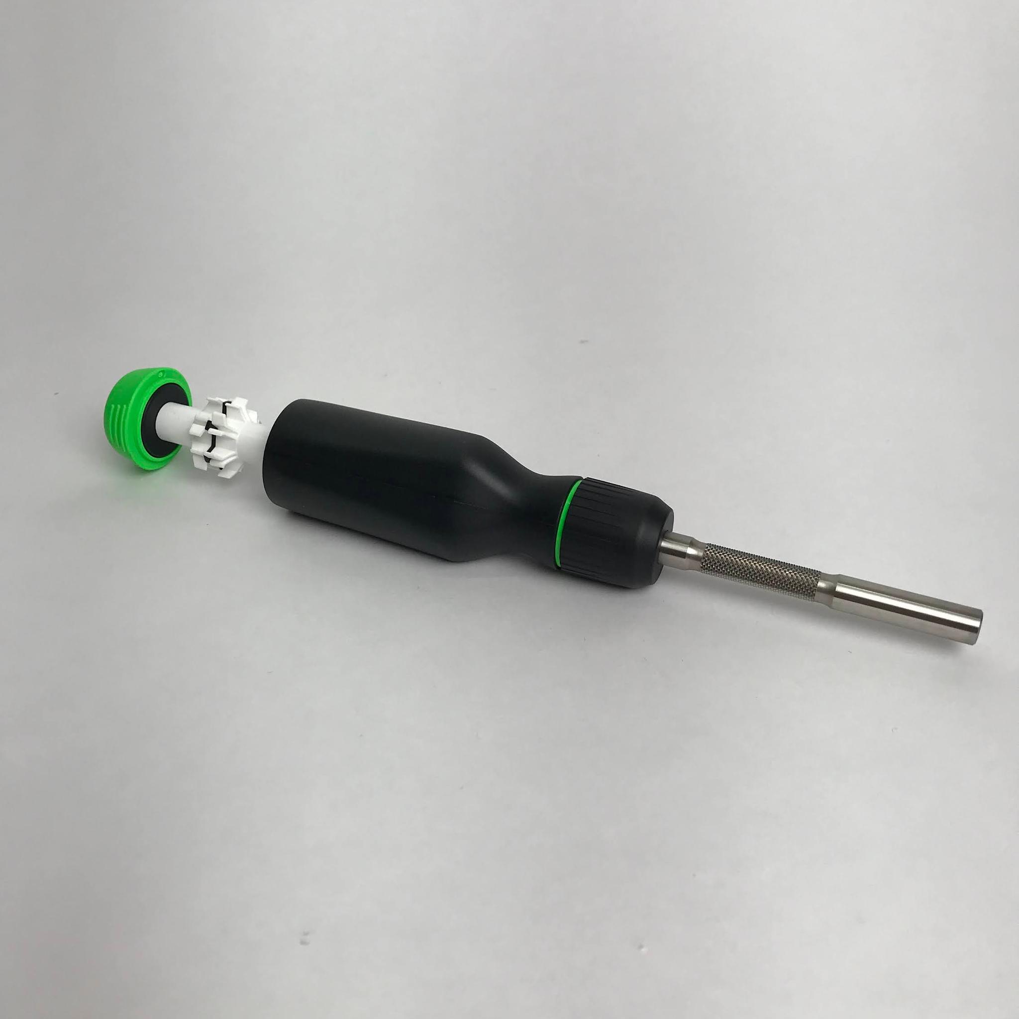 LTT Screwdriver With Bits - Black W/ Green Accents - No Box. Linus Tech Tips