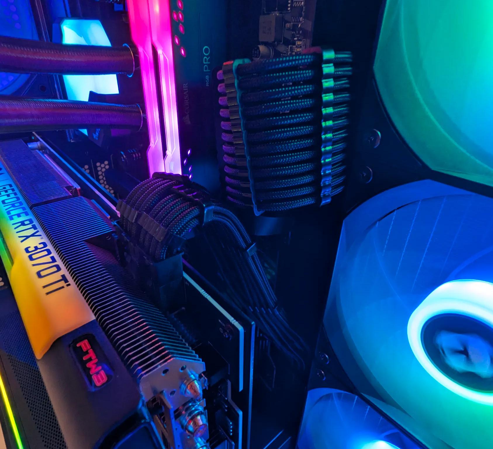 RTX 3070 TI EVGA | RYZEN 7 | 1440P BEAST | 32GB RAM | WATER COOLED | 1TB NVME GEN 4 SSD | GAMING PC