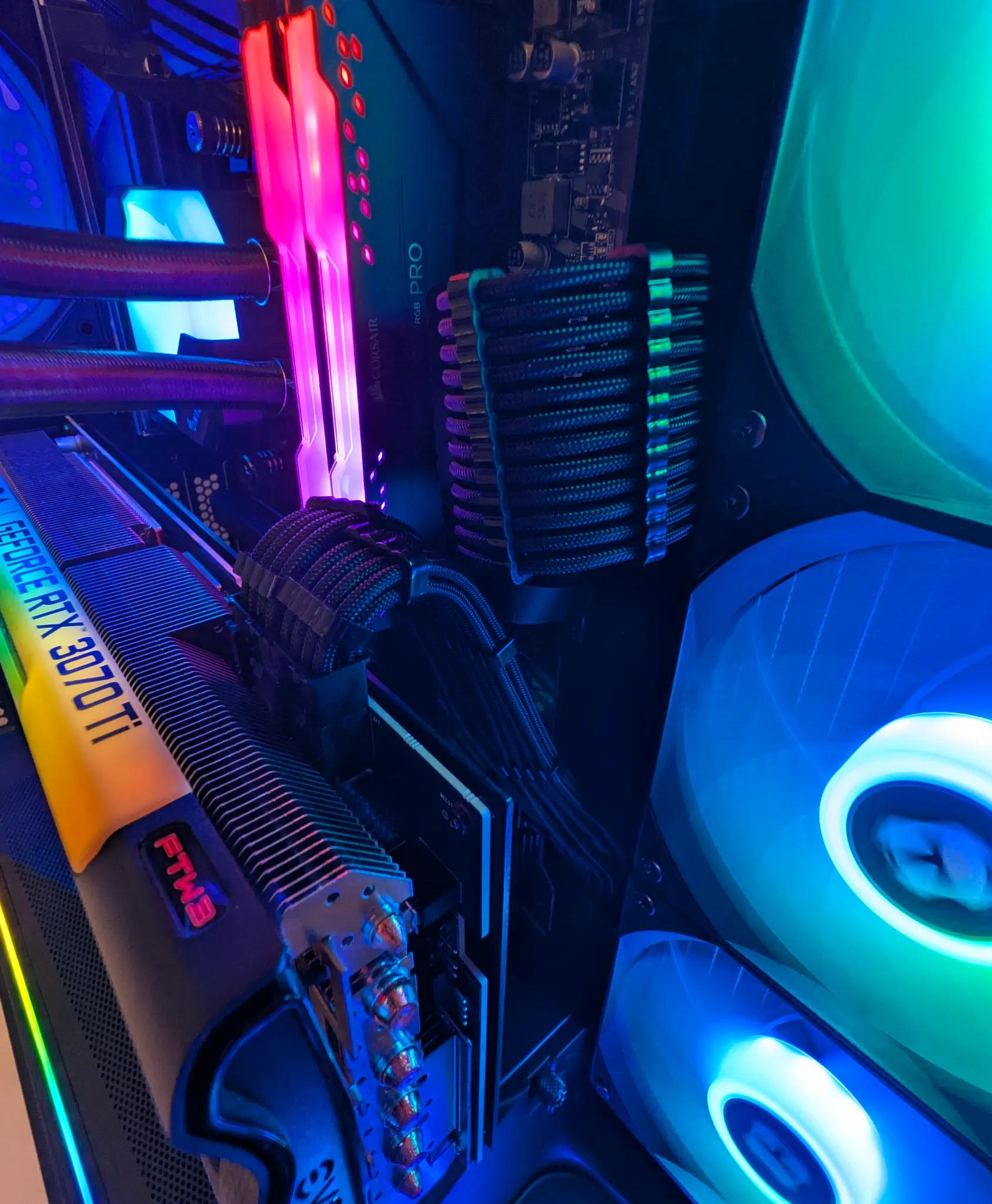 RTX 3070 TI EVGA | RYZEN 7 | 1440P BEAST | 32GB RAM | WATER COOLED | 1TB NVME GEN 4 SSD | GAMING PC