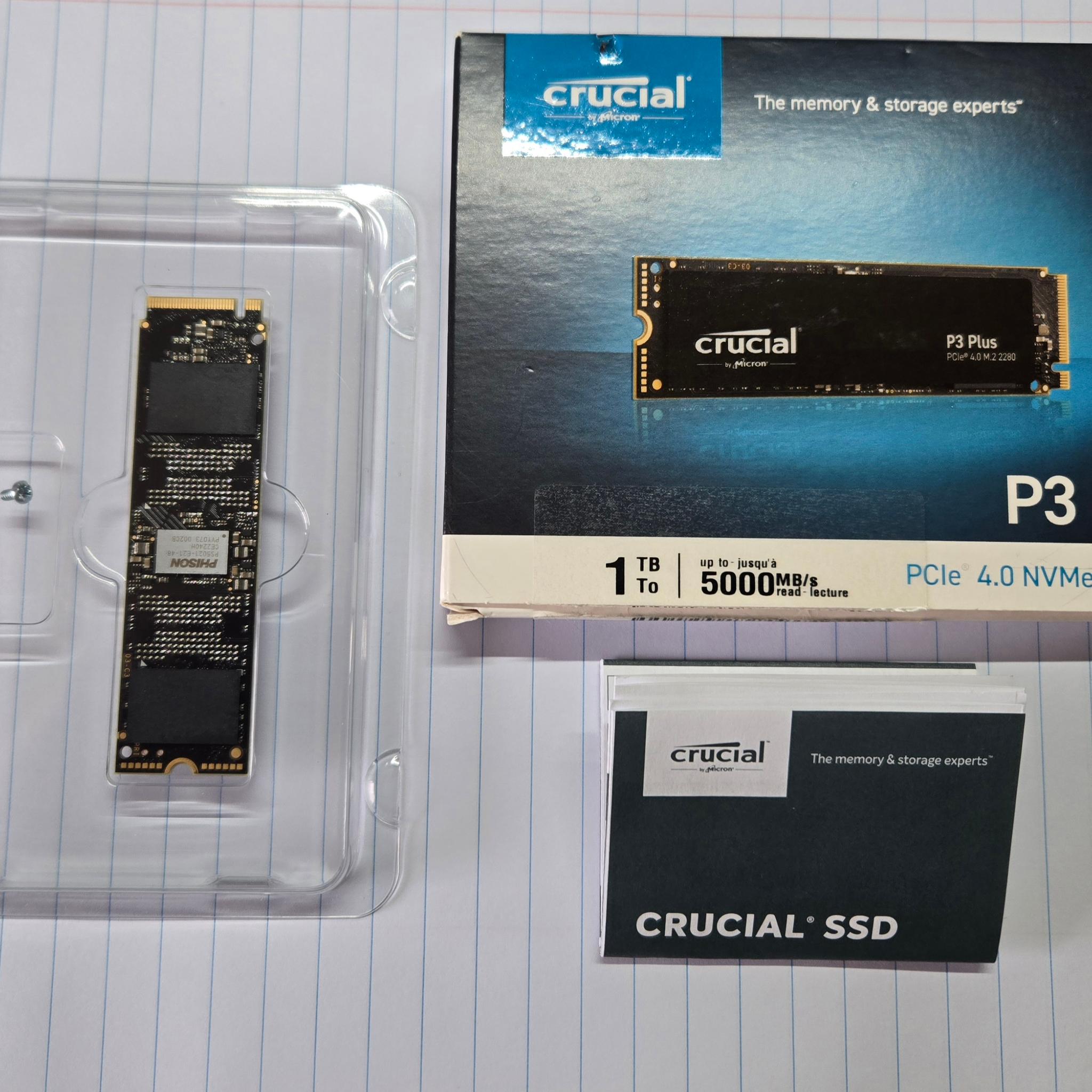 Crucial P3 Plus (1 TB SSD)