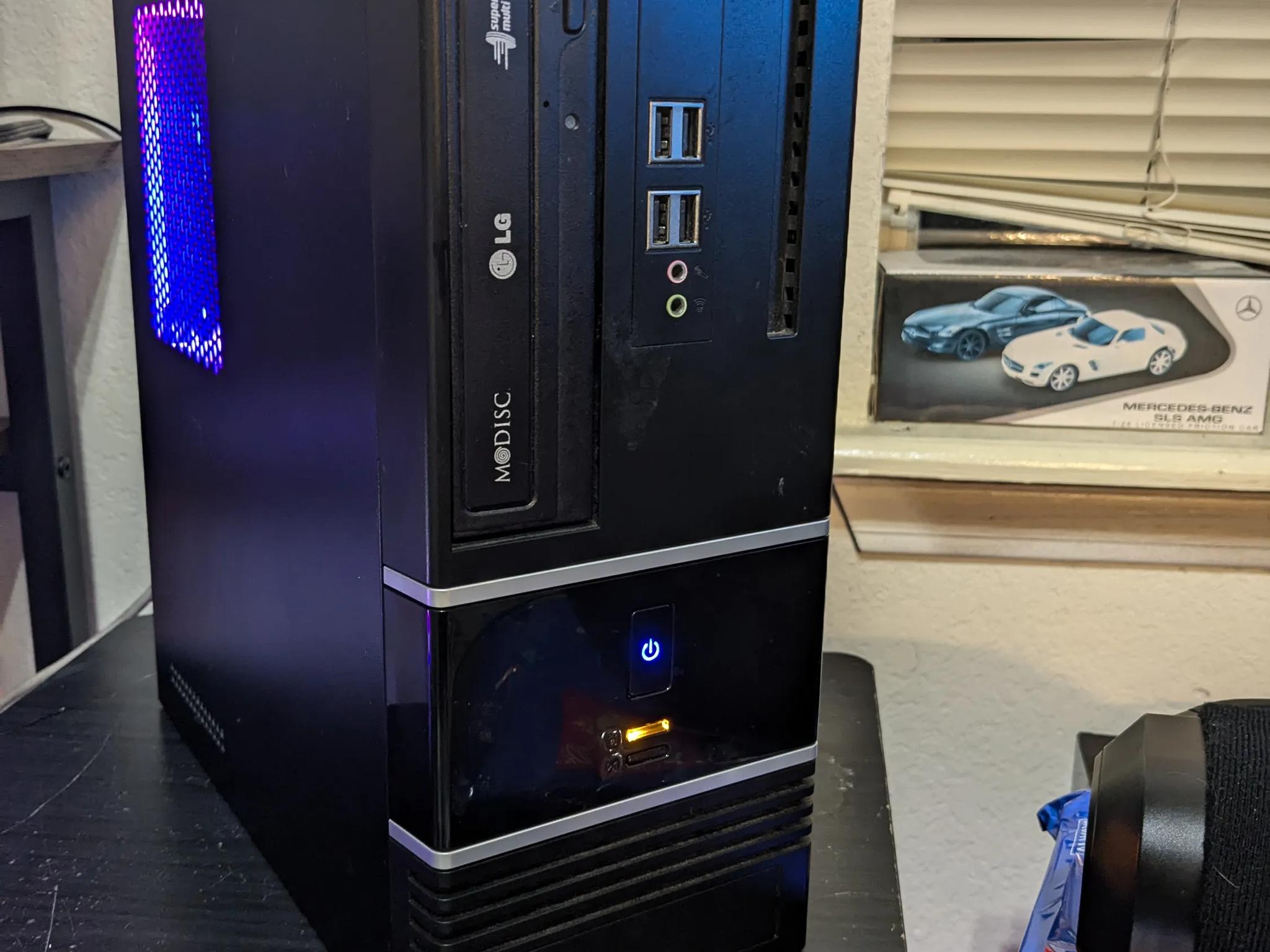 Budget Custom SFF - i5-2400, 16GB RAM, Quadro K2200 4GB (GTX 750 TI), 400GB SSD, Win10, Wifi, RGB