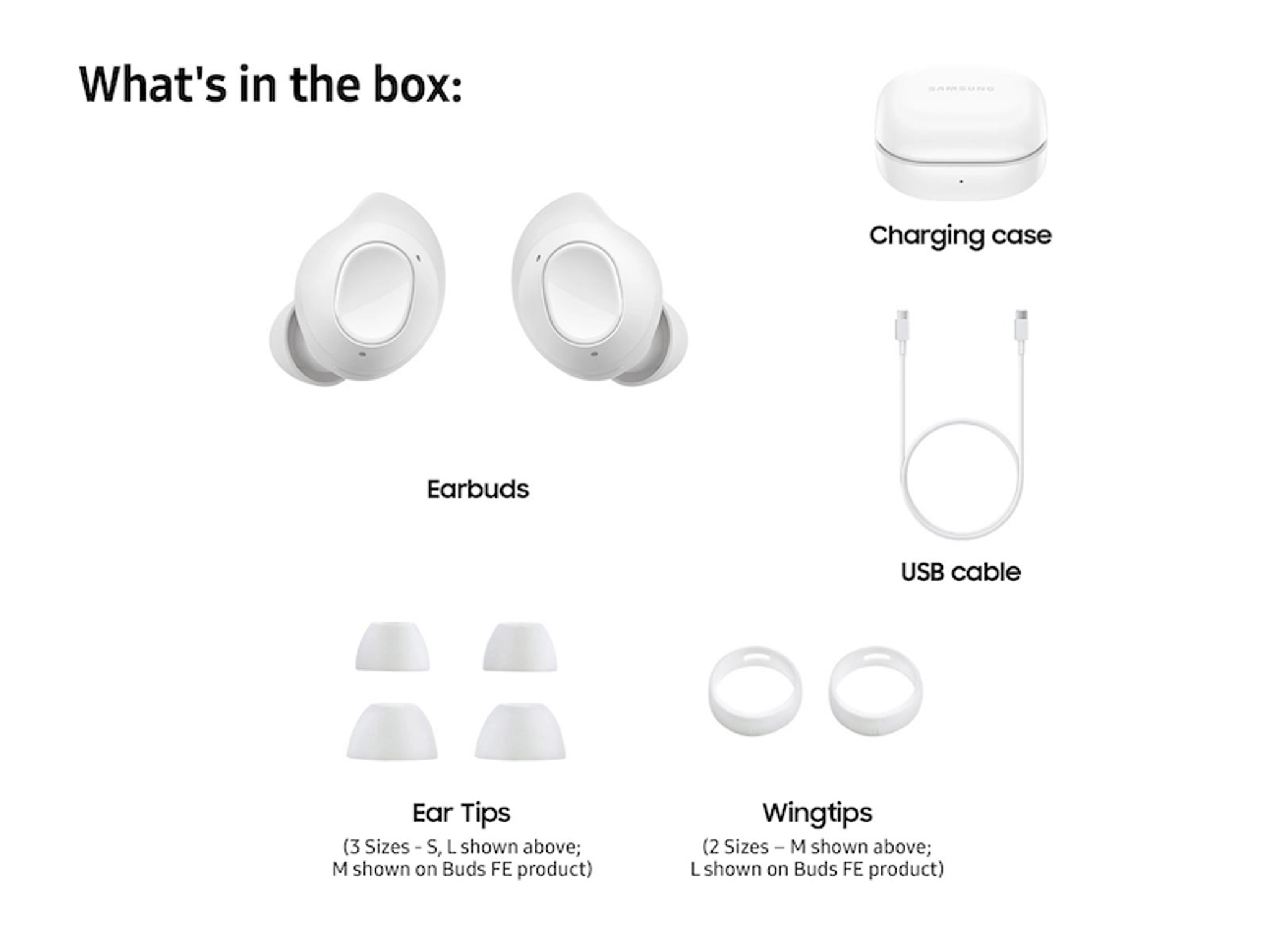 Galaxy Buds FE, White
