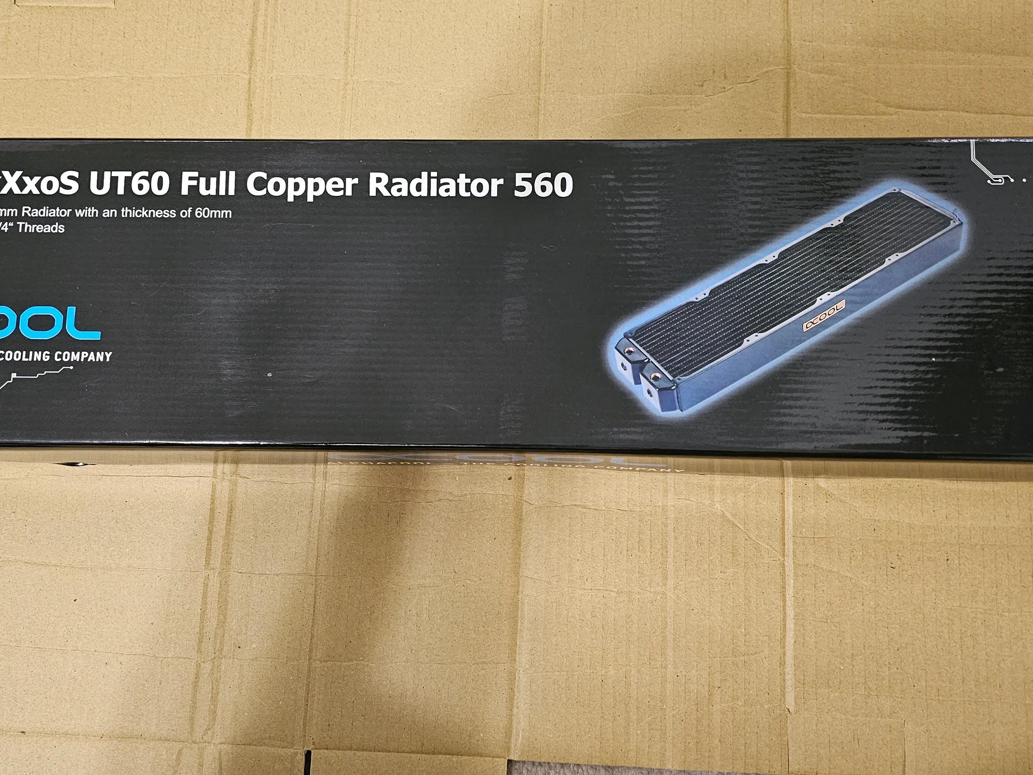 AlphaCool NexXxos UT60 Full Copper Radiator 560mm