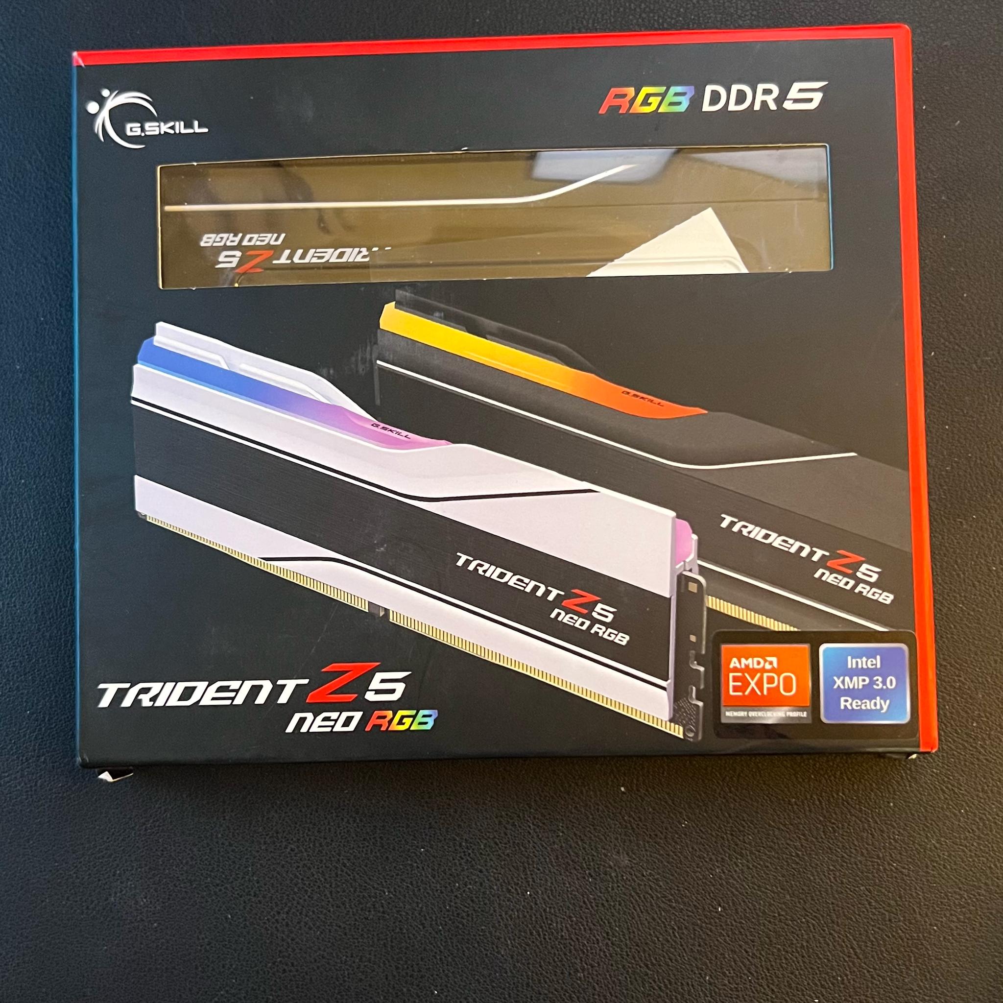 G.Skill Trident Z5 neo RGB 32GB (2 x 16GB) 6000 CL36 DDR5 Desktop RAM | Brand New In Box