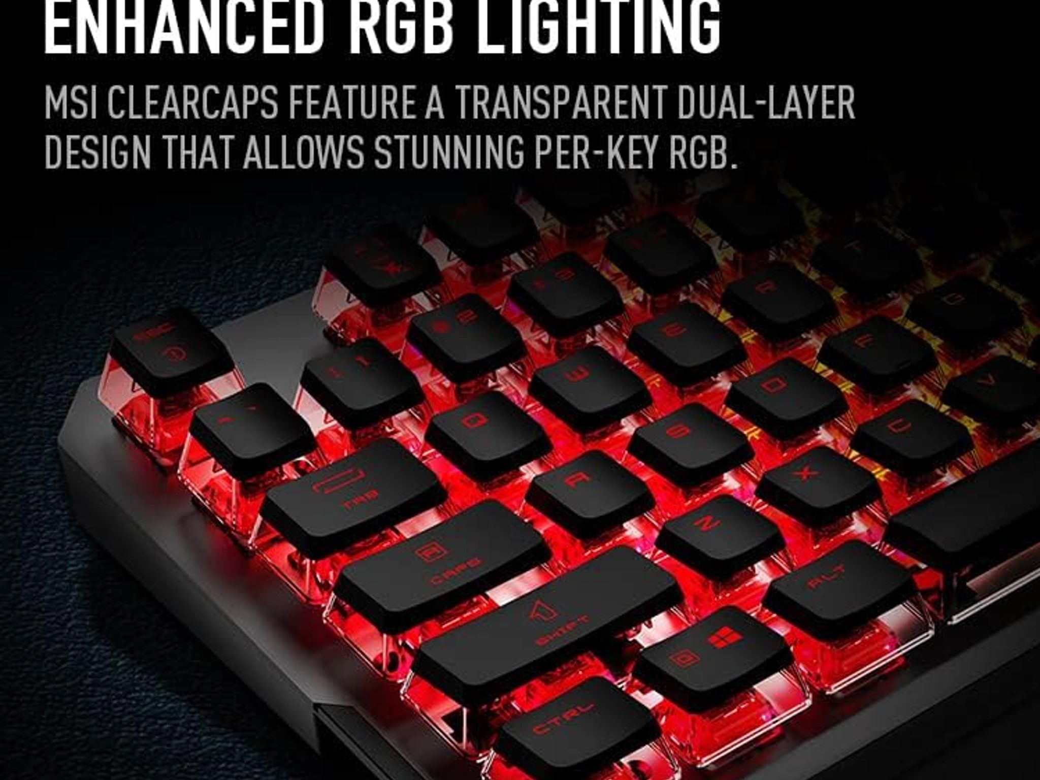 (BNIB) MSI Vigor GK71 Sonic Blue US Mechanical RGB Gaming Keyboard