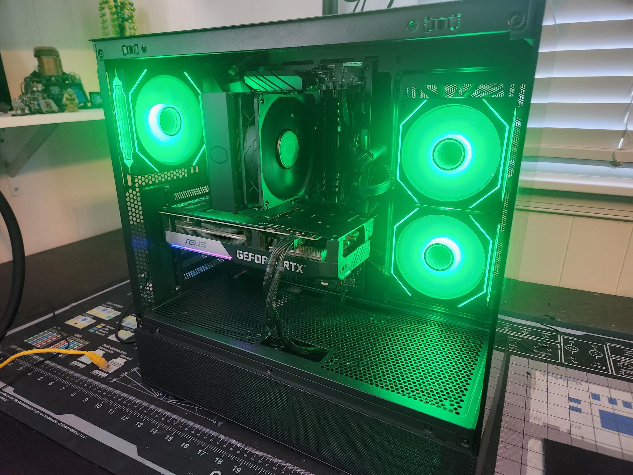 THE GREEN MONSTER IV Sleek RTX 3060TI GAMING/ STREAMING PC