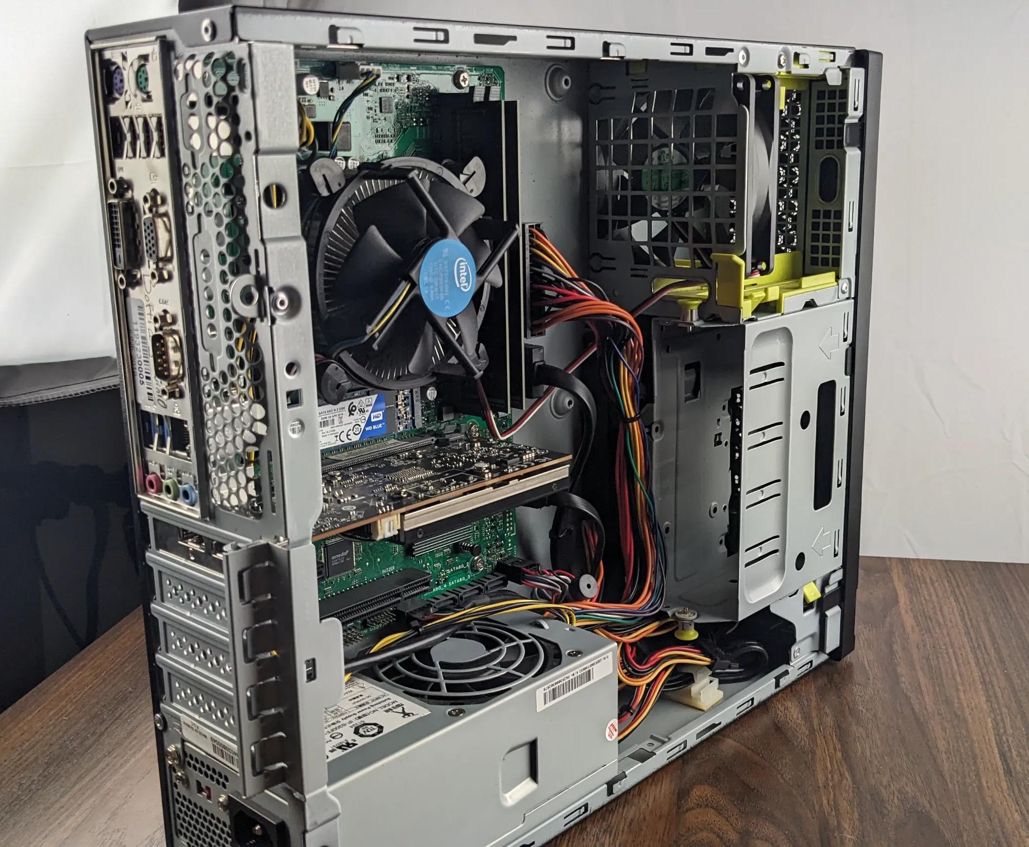 Back to School. Extra 10% SALE. Custom SFF, RX 6400, i5-8400, 16GB 2400Mhz, 256GB NVMe, 2TB HDD